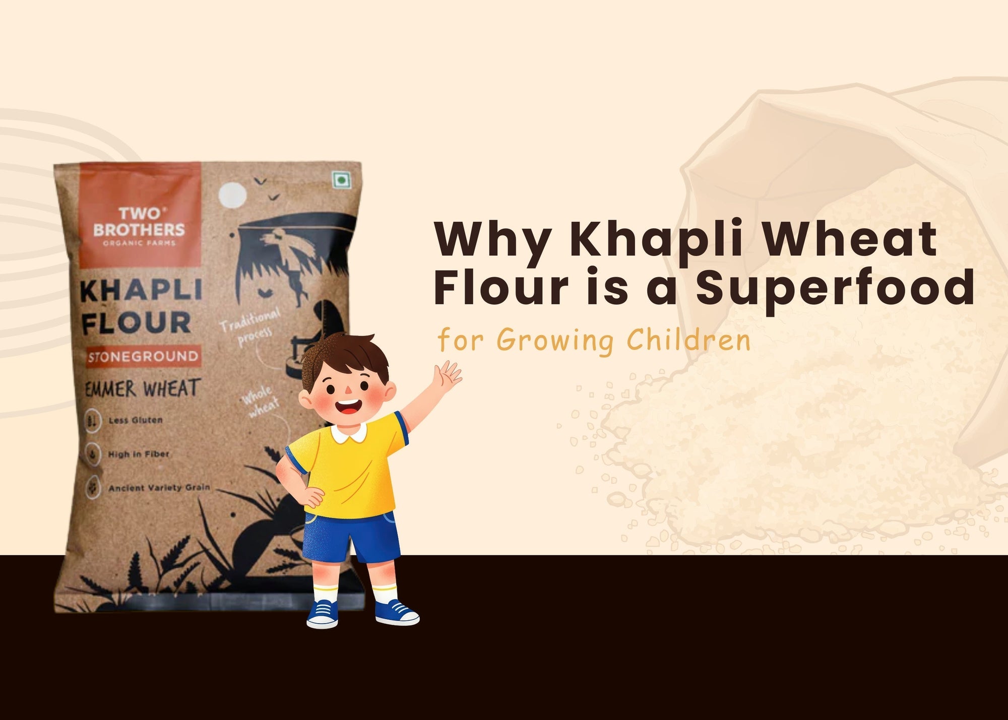 Khapli Wheat Flour for Kids