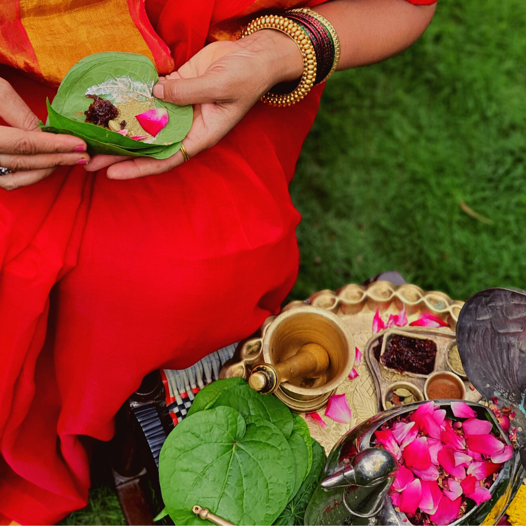 #NavaratriWithTBOF - Day 6 Colour - Red - After Meal Digestive Stuffed Paan With Gulkand and TBOF Mukhwas