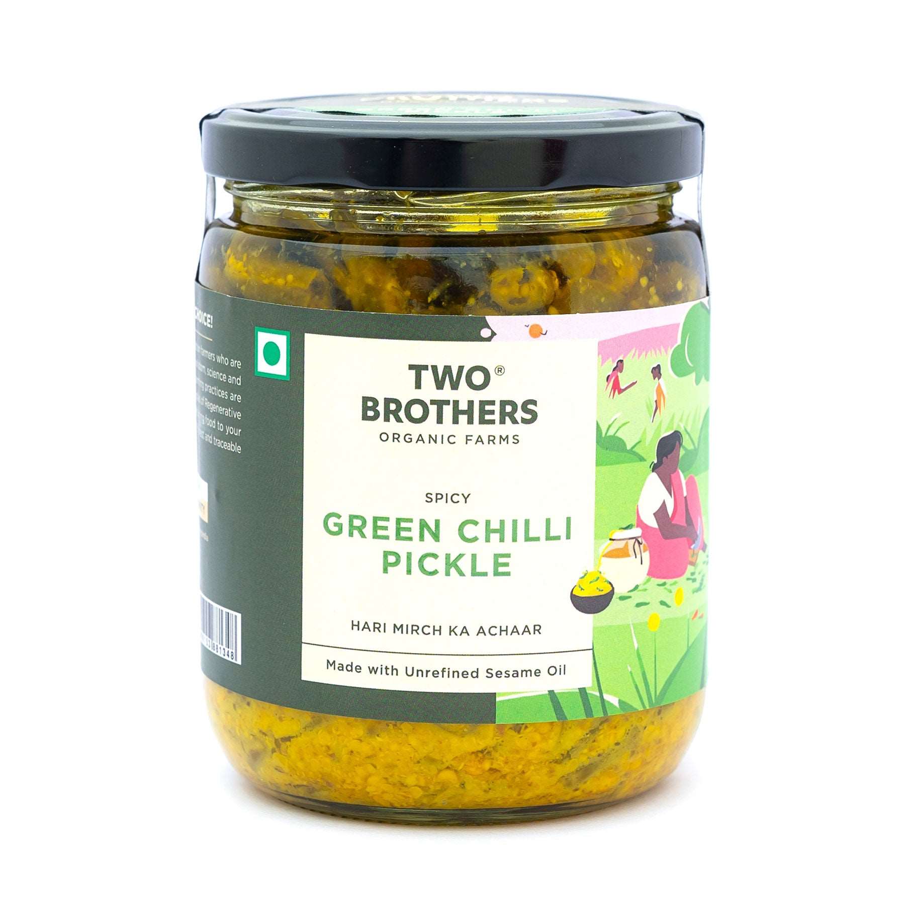 Spicy Green Chilly Pickle