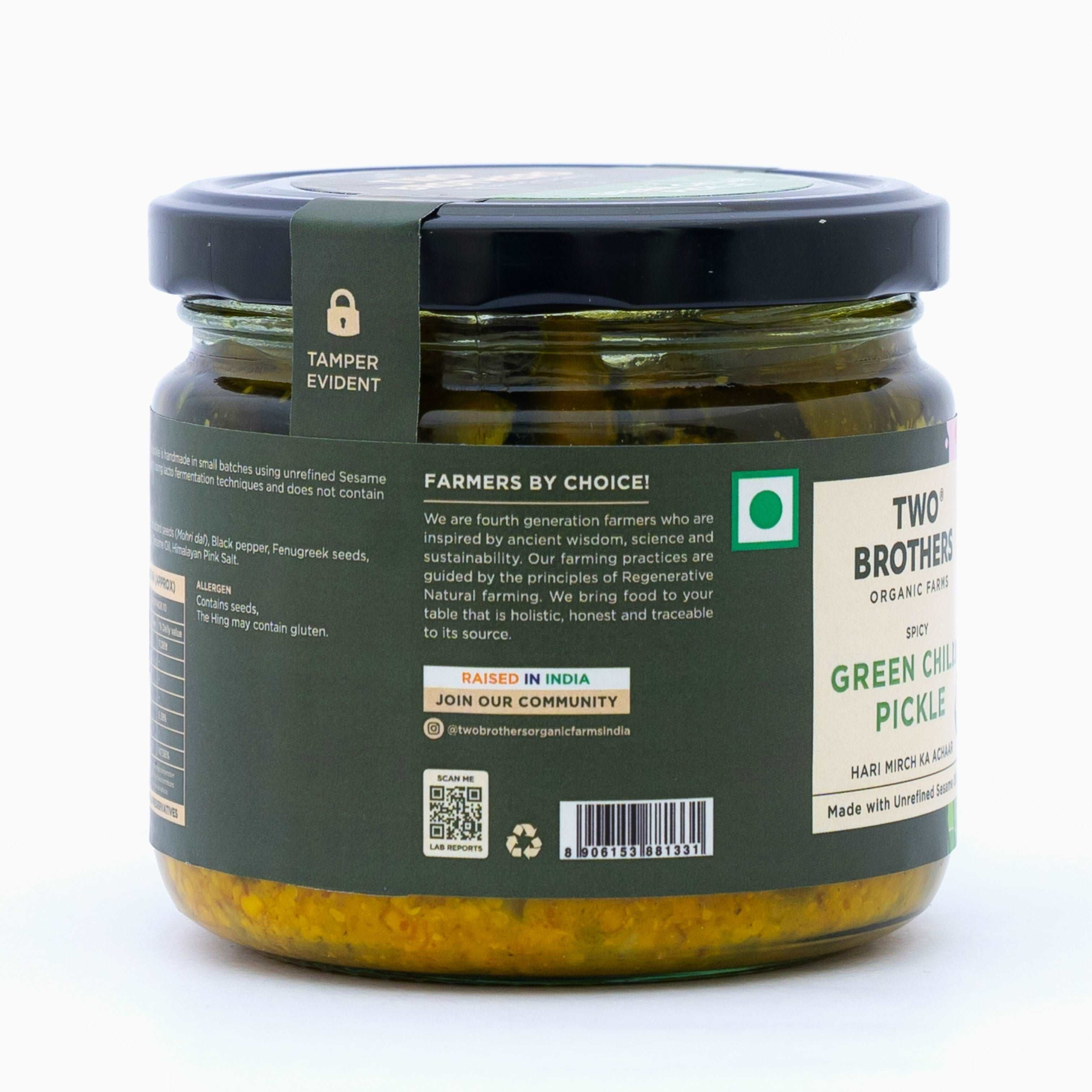 Spicy Green Chilly Pickle
