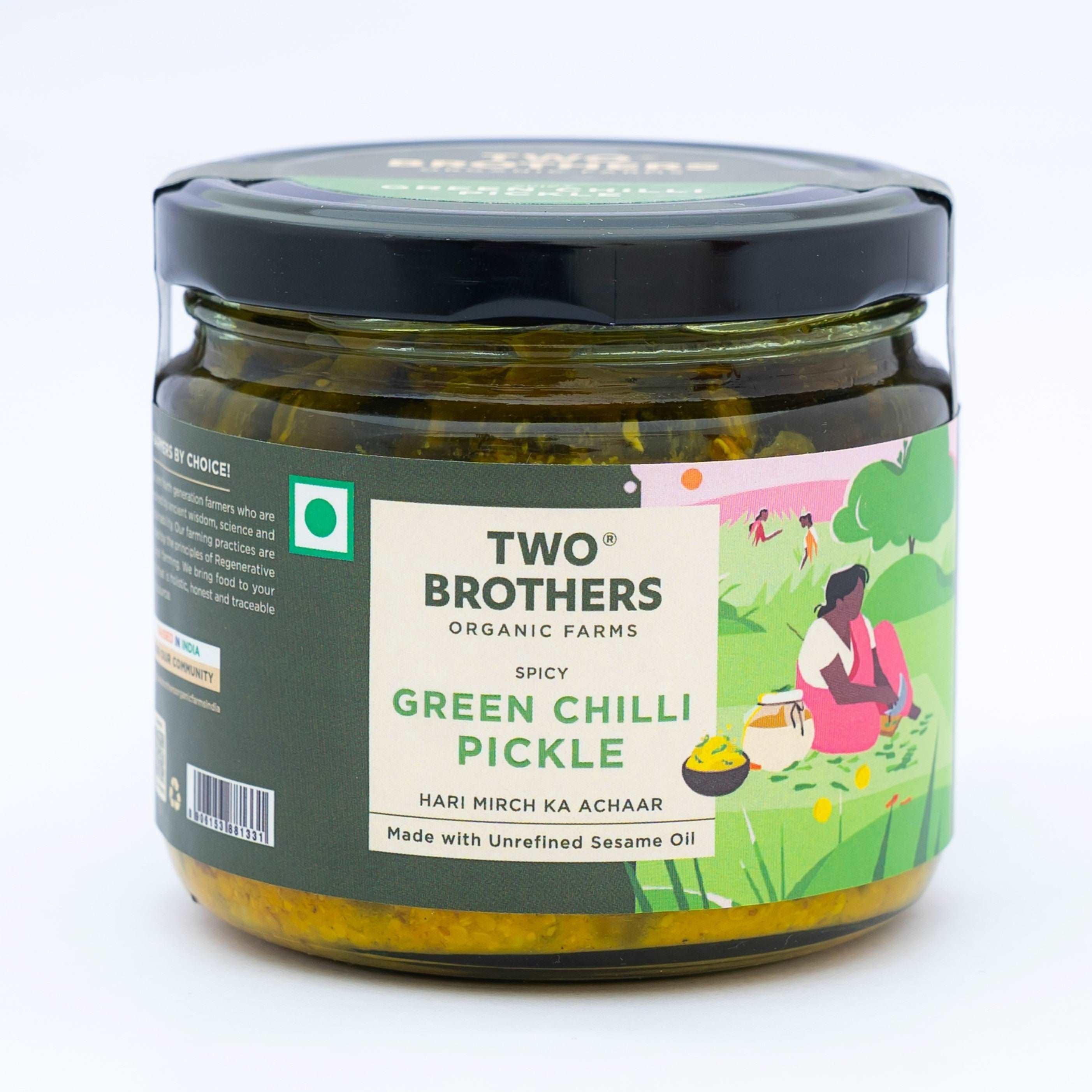 Spicy Green Chilly Pickle