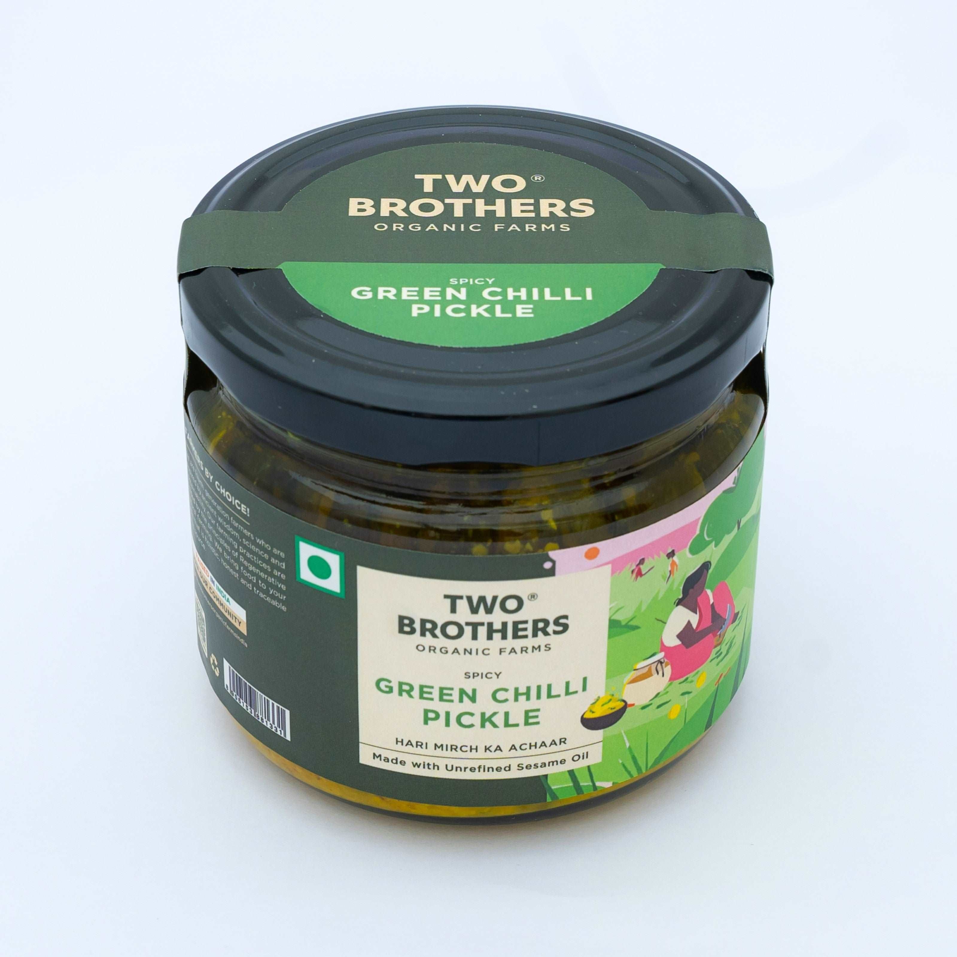 Spicy Green Chilly Pickle