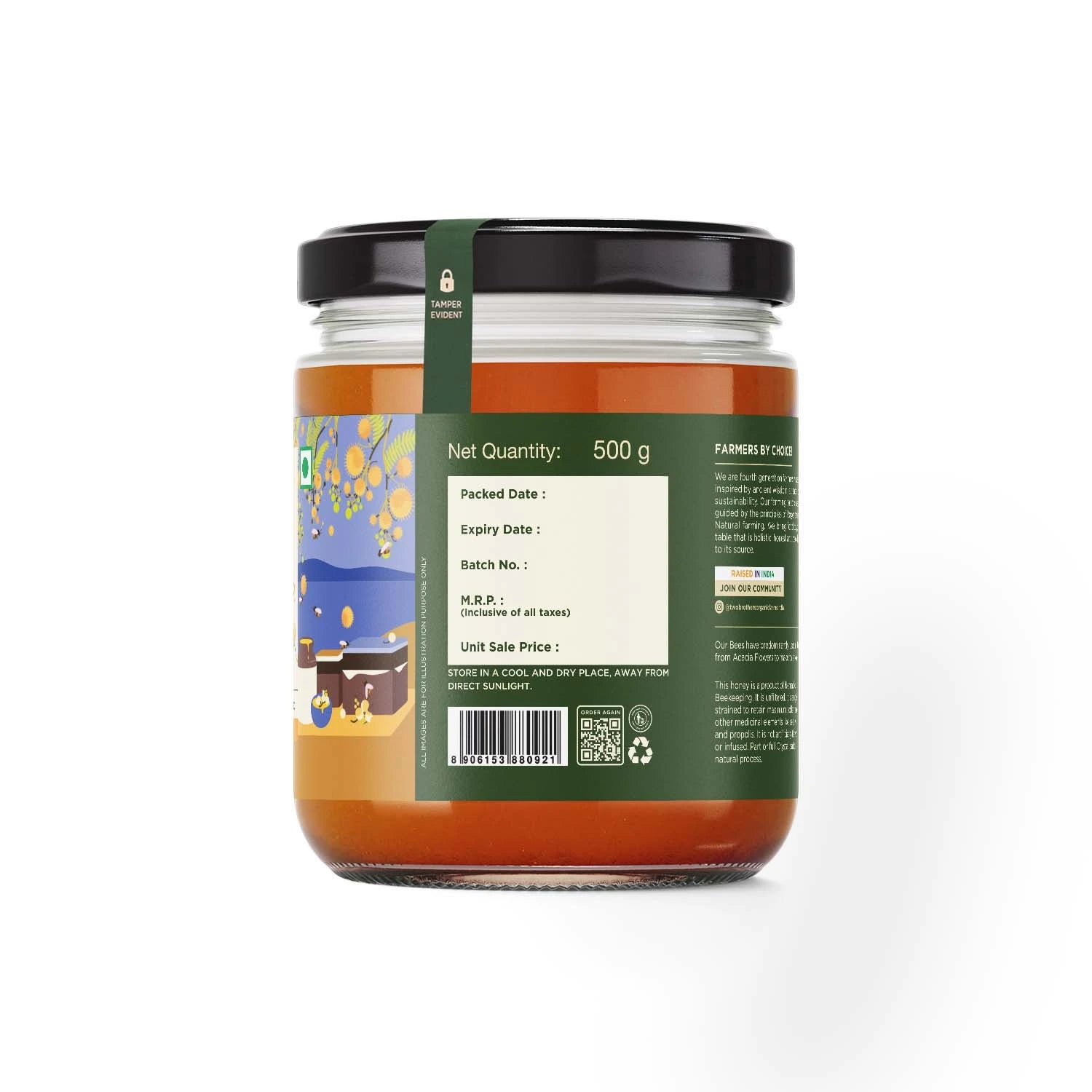 Acacia Honey, Raw Mono-floral Unfiltered