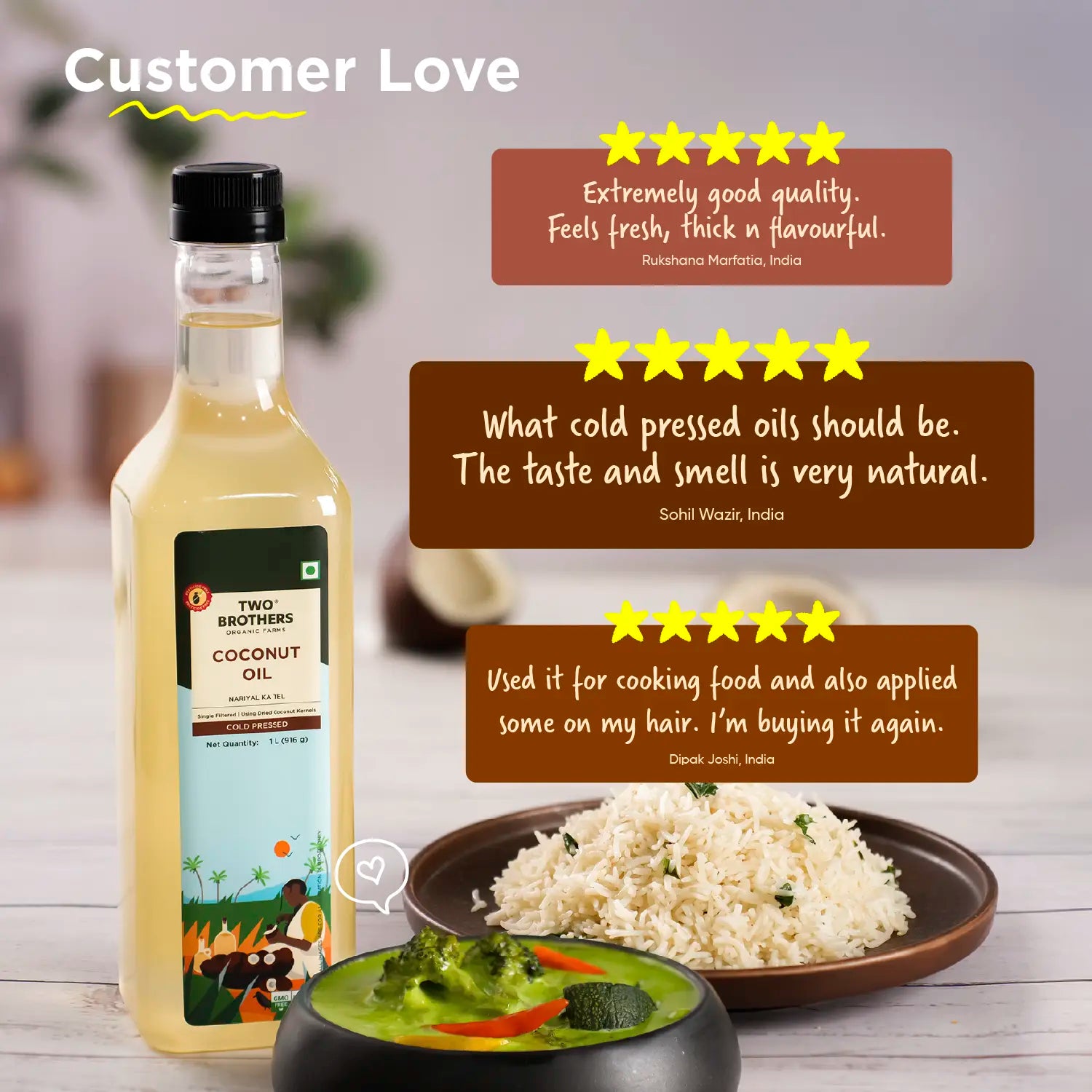 Cold-pressed Coconut Oil