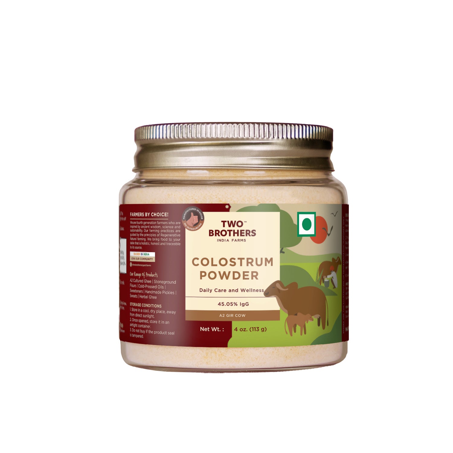 Colostrum Powder, Desi Gir Cow