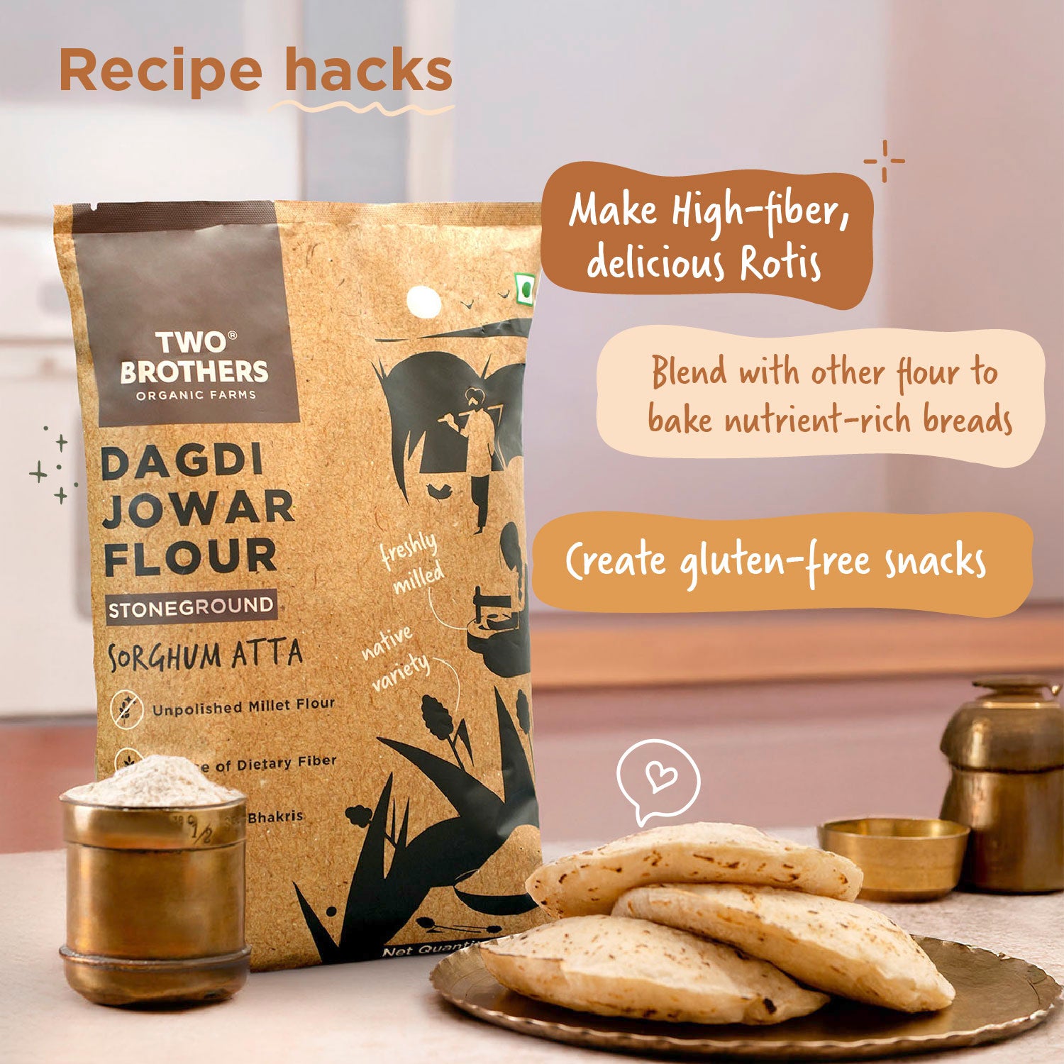 Weight loss Sorghum Flour - Jowar Atta