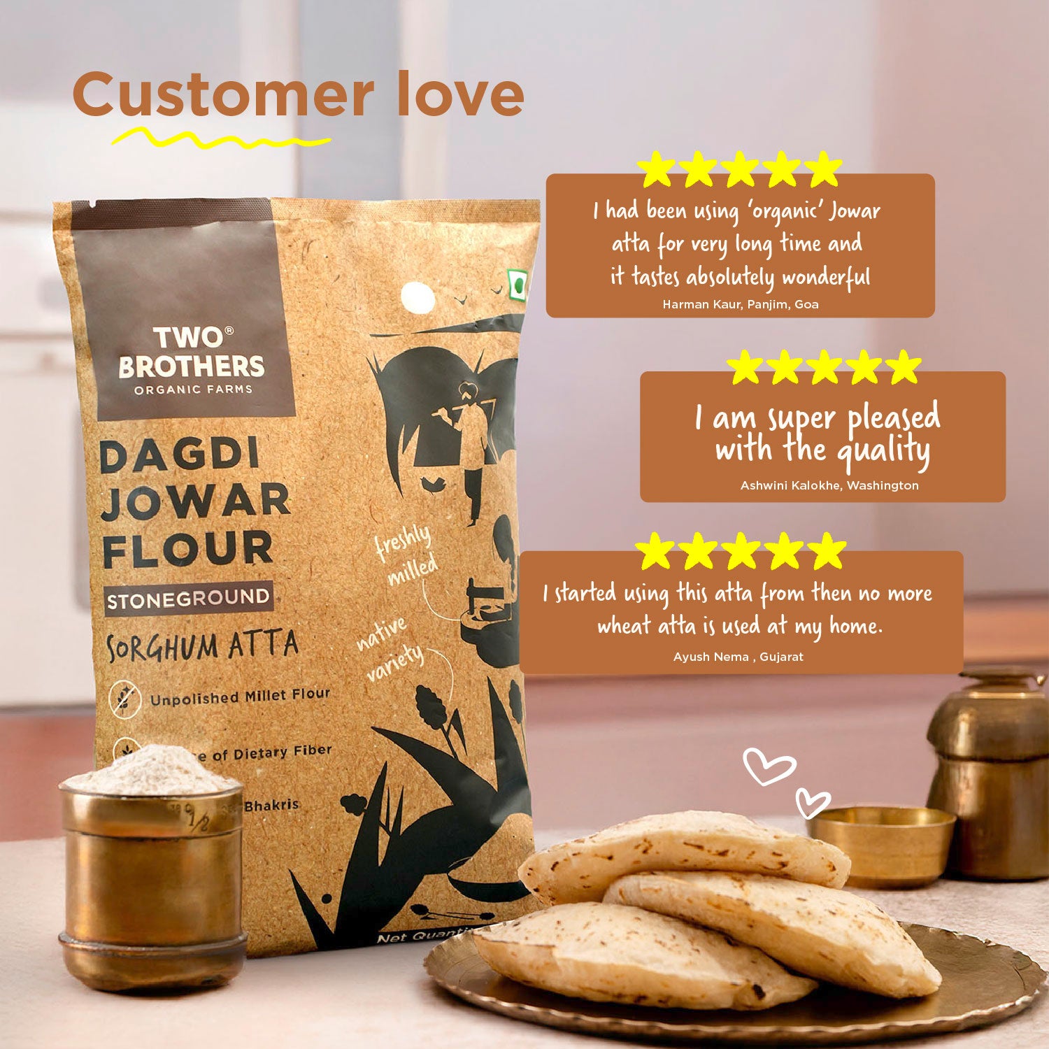 Weight loss Sorghum Flour - Jowar Atta