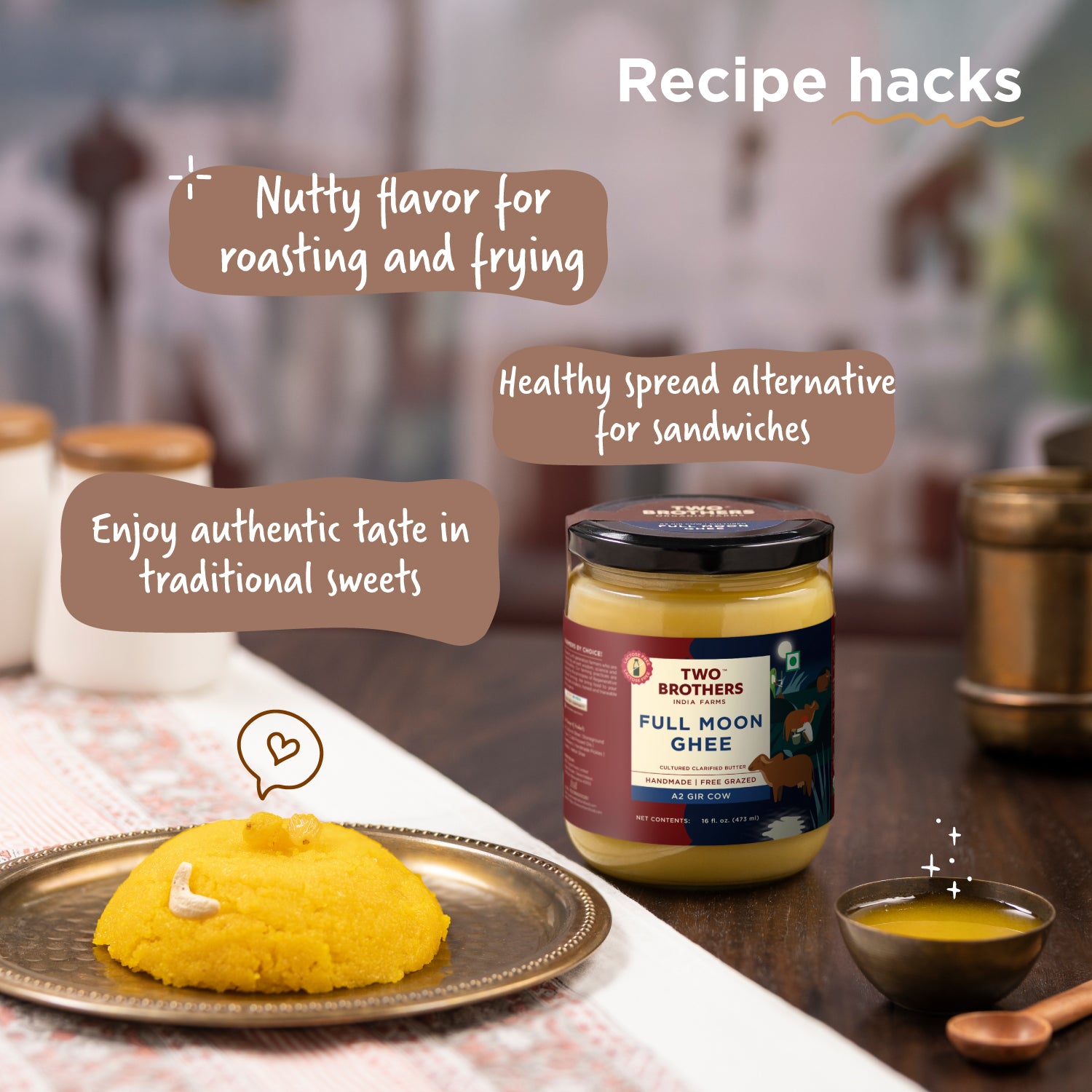 Full Moon Cultured Ghee (Full Moon Ghee)