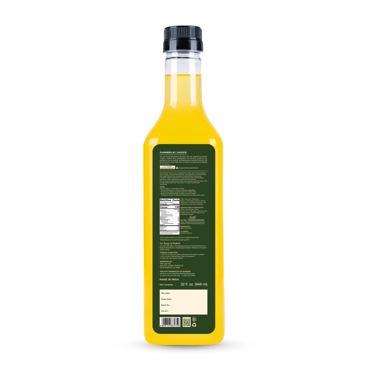 Cold-pressed Peanut Oil