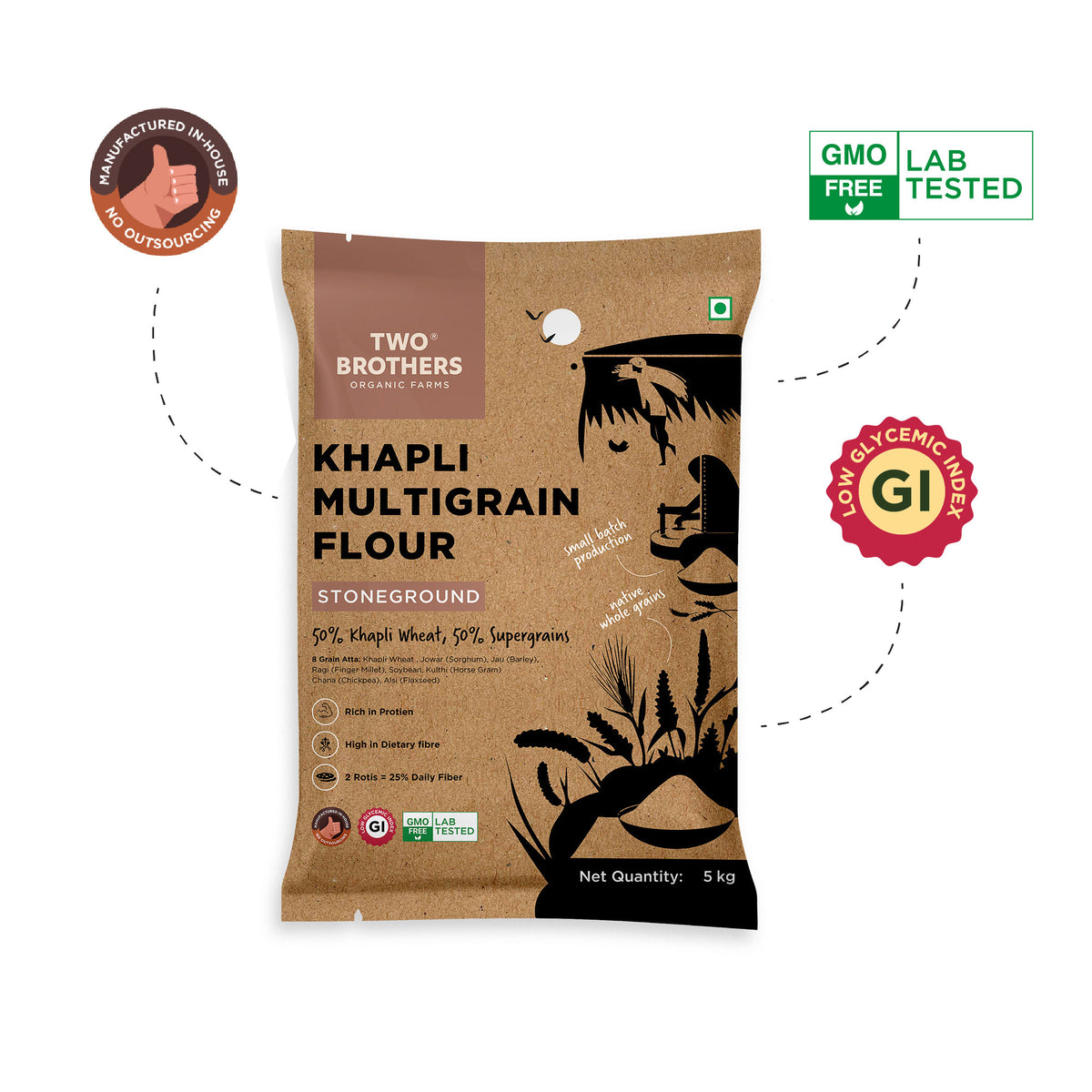 Khapli Multigrain Atta