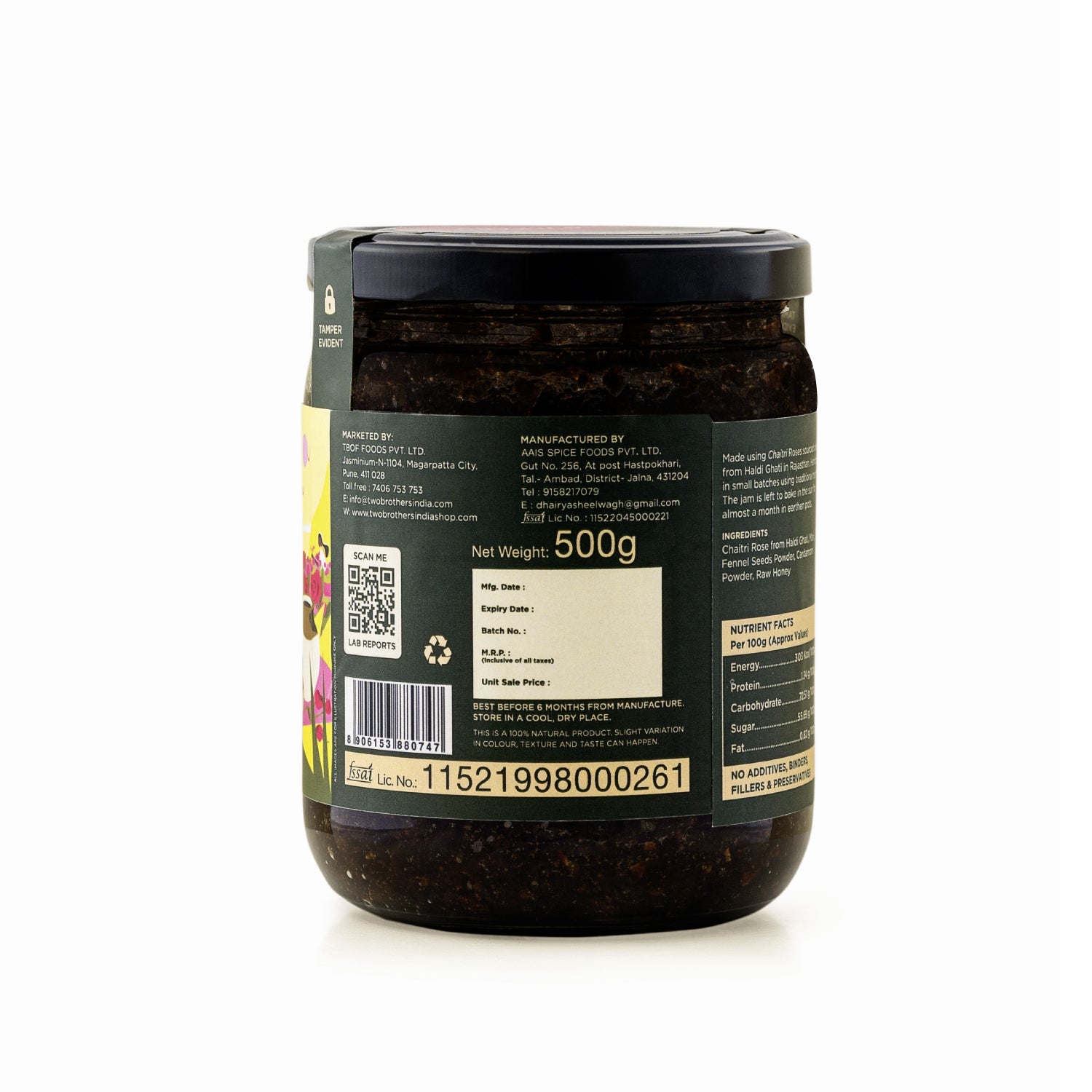 Rose Petal Jam (Gulkand) -BYOB