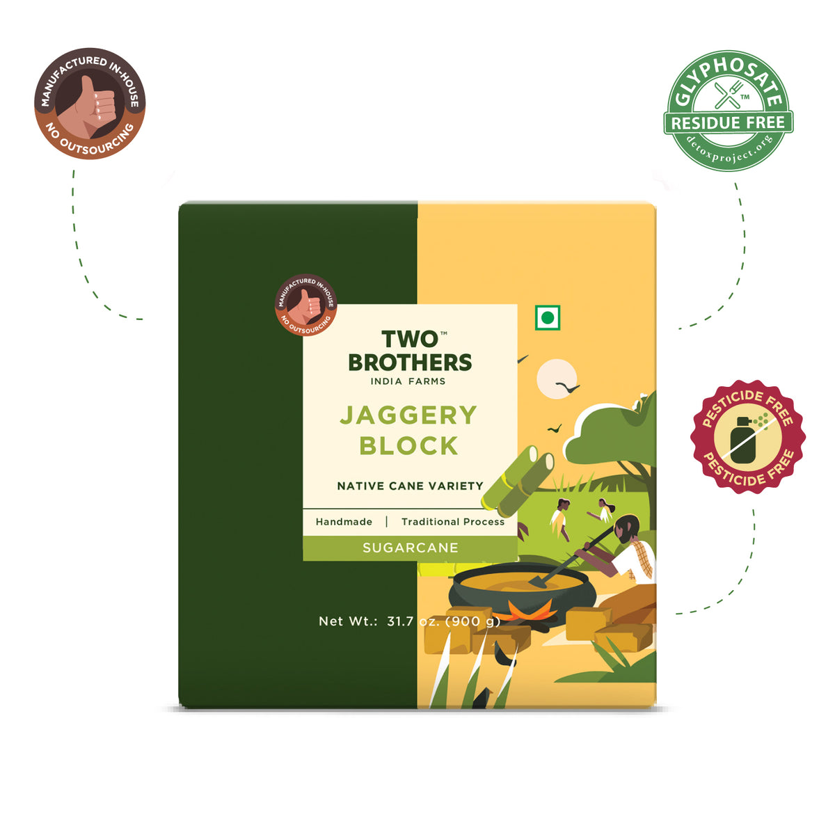Sugarcane Jaggery Block