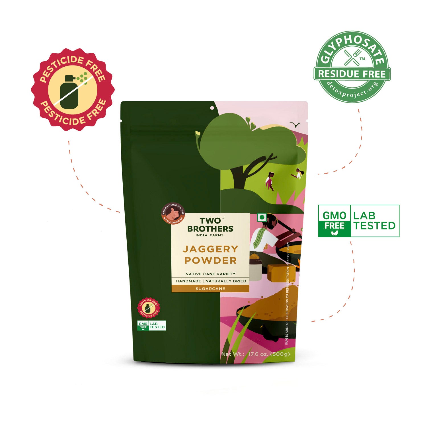 Unprocessed Natural Jaggery Sweetener