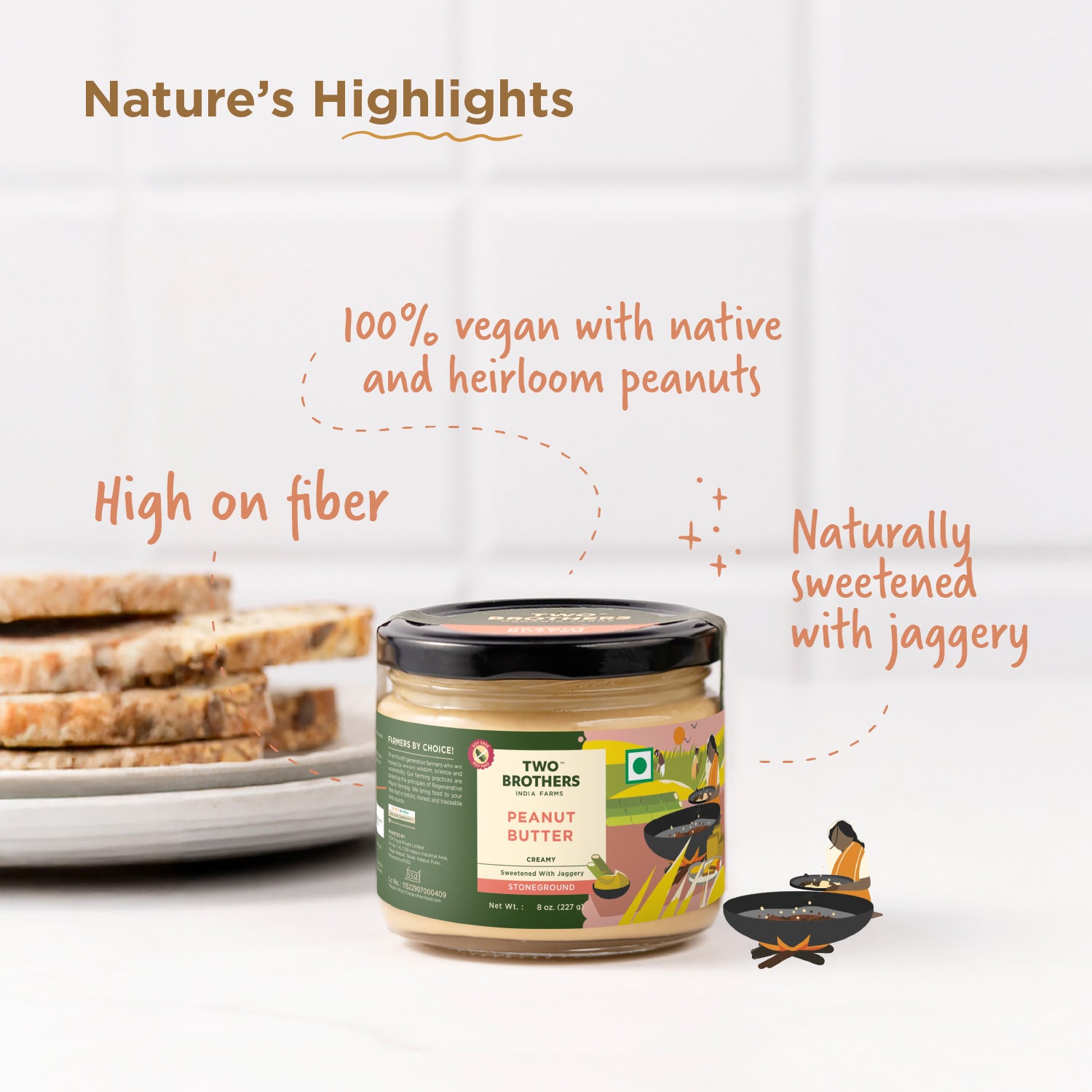 Peanut Butter Creamy with Jaggery