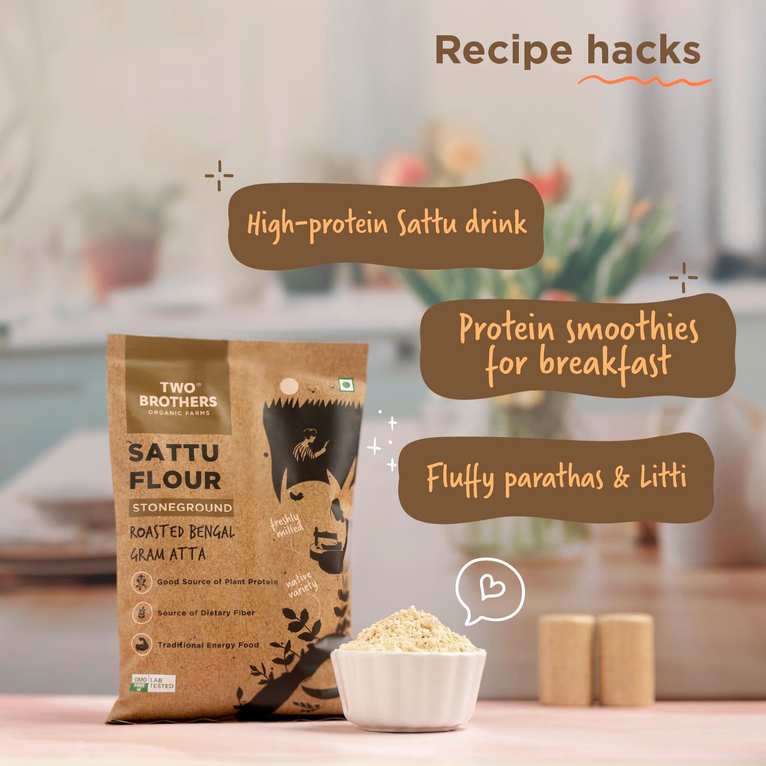 Protein Rich Flour (Sattu Atta)