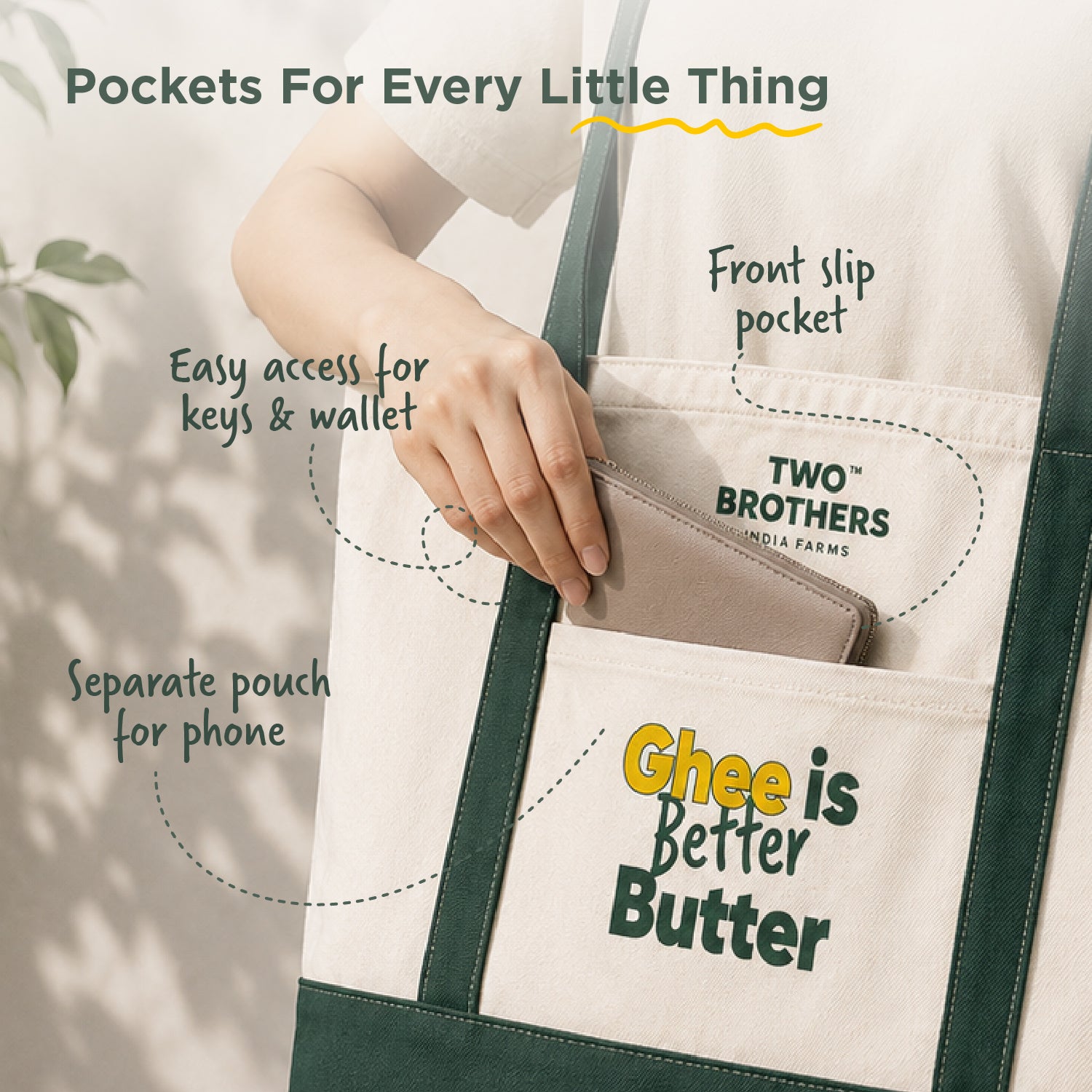 The Better Butter Canvas Tote Bag