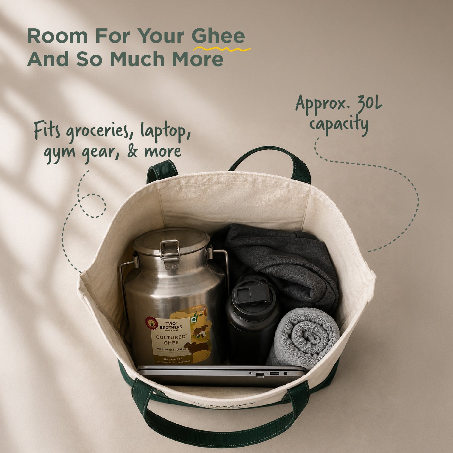 The Better Butter Canvas Tote Bag