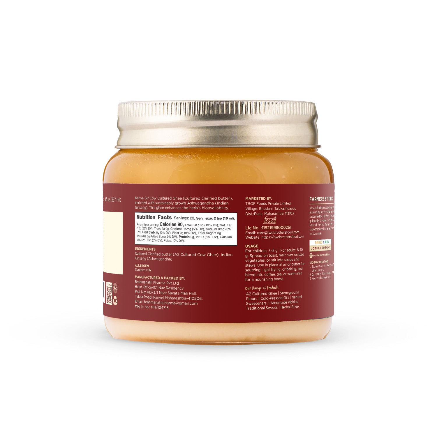 Stress Relieving Ashwagandha Ghee | Men's Wellness