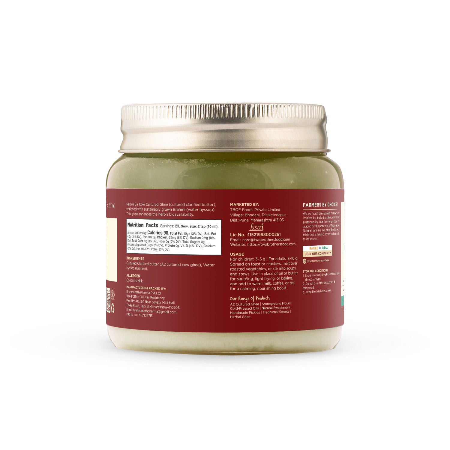 Brahmi Ghee | Superfood | Anxiety Healing