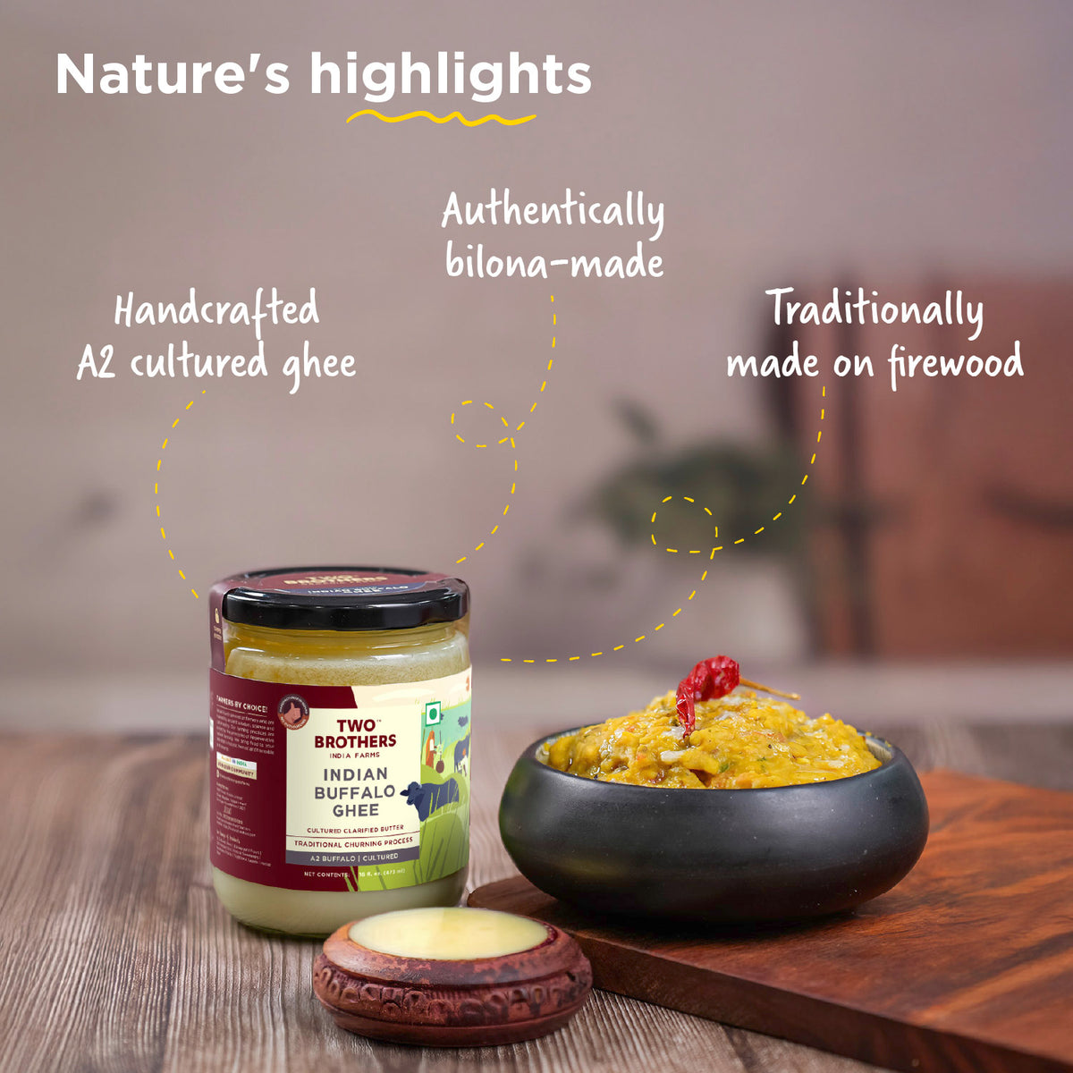 A2 Cultured Buffalo Ghee