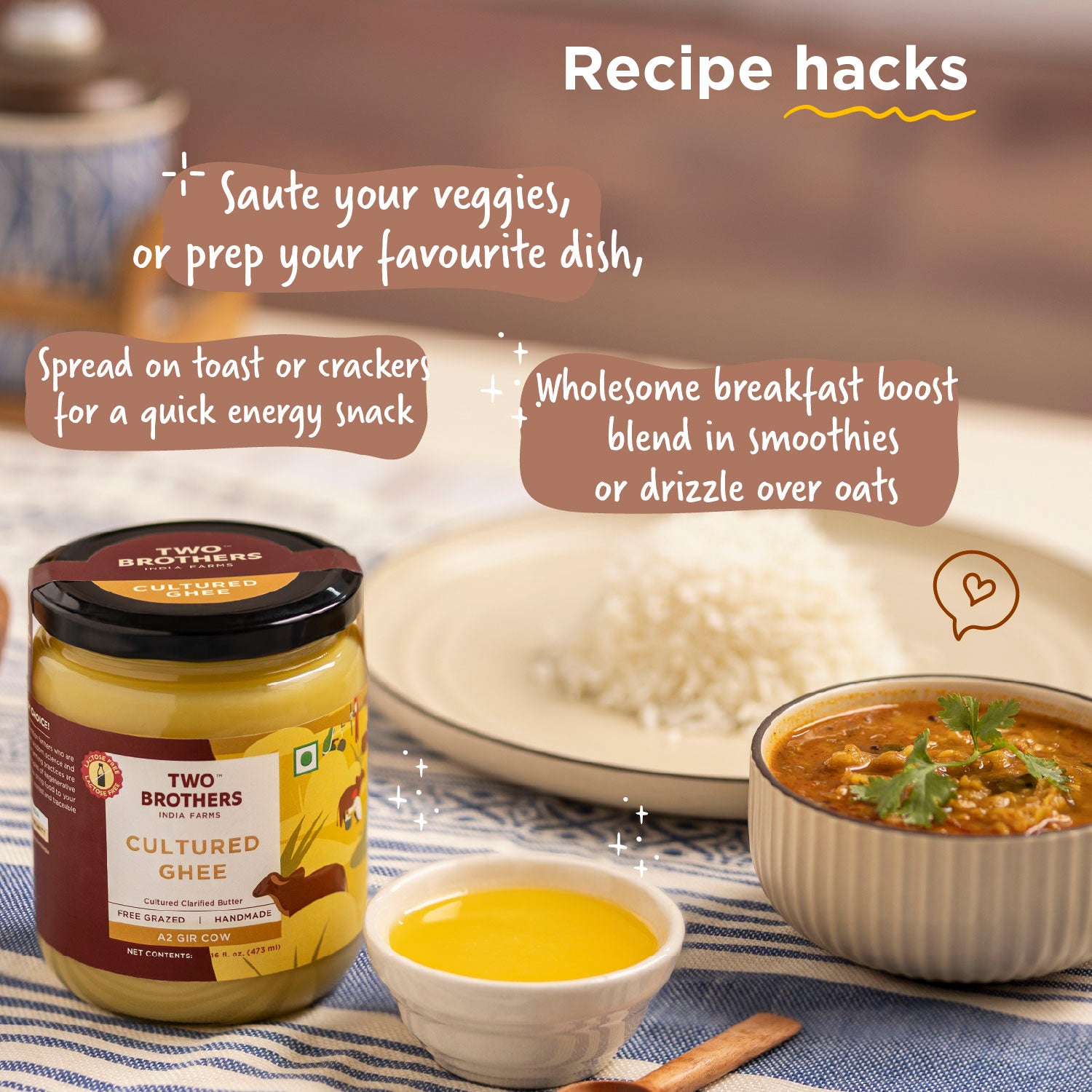 A2 Gir Cow - Cultured Ghee