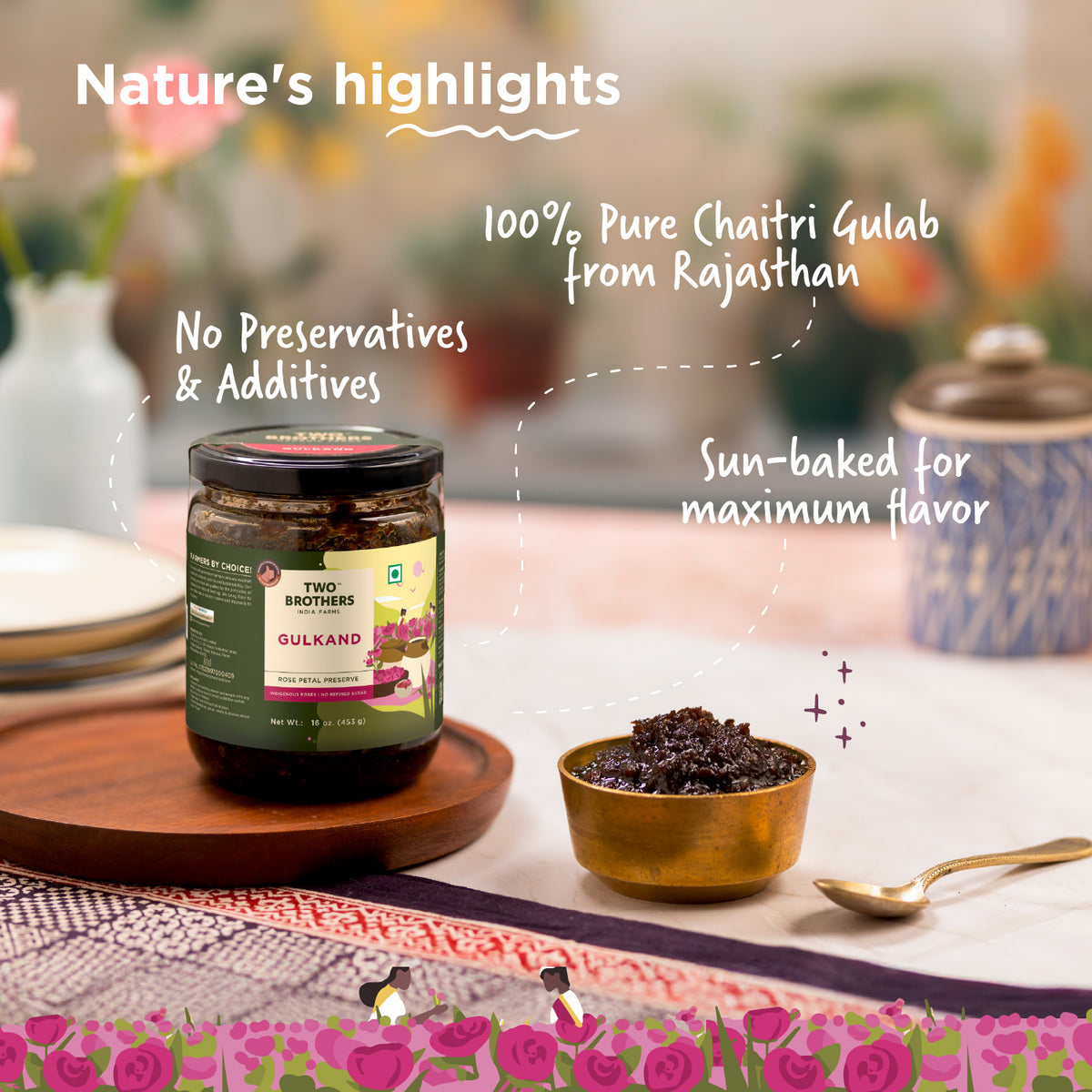 Rose Petal Jam (Gulkand)