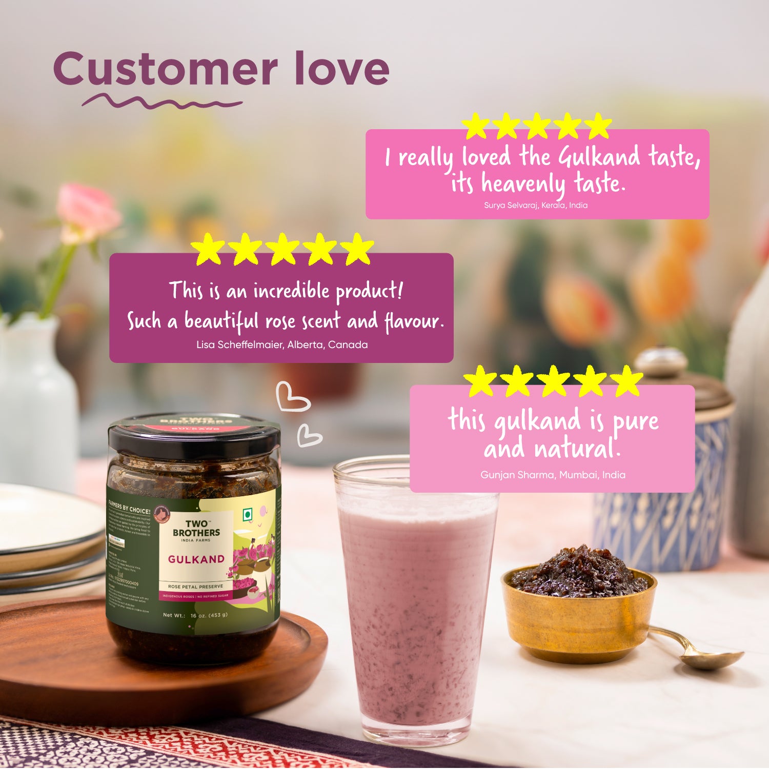 Rose Petal Jam (Gulkand)