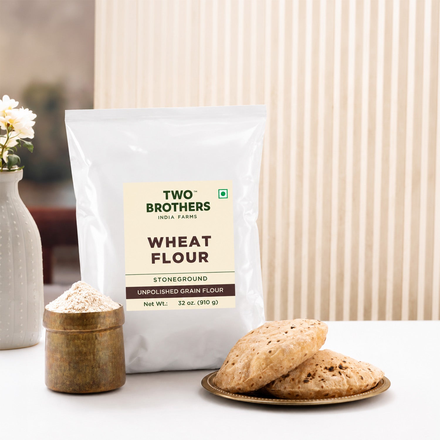 Khapli Wheat Flour (Atta) / Whole Wheat Low Gluten