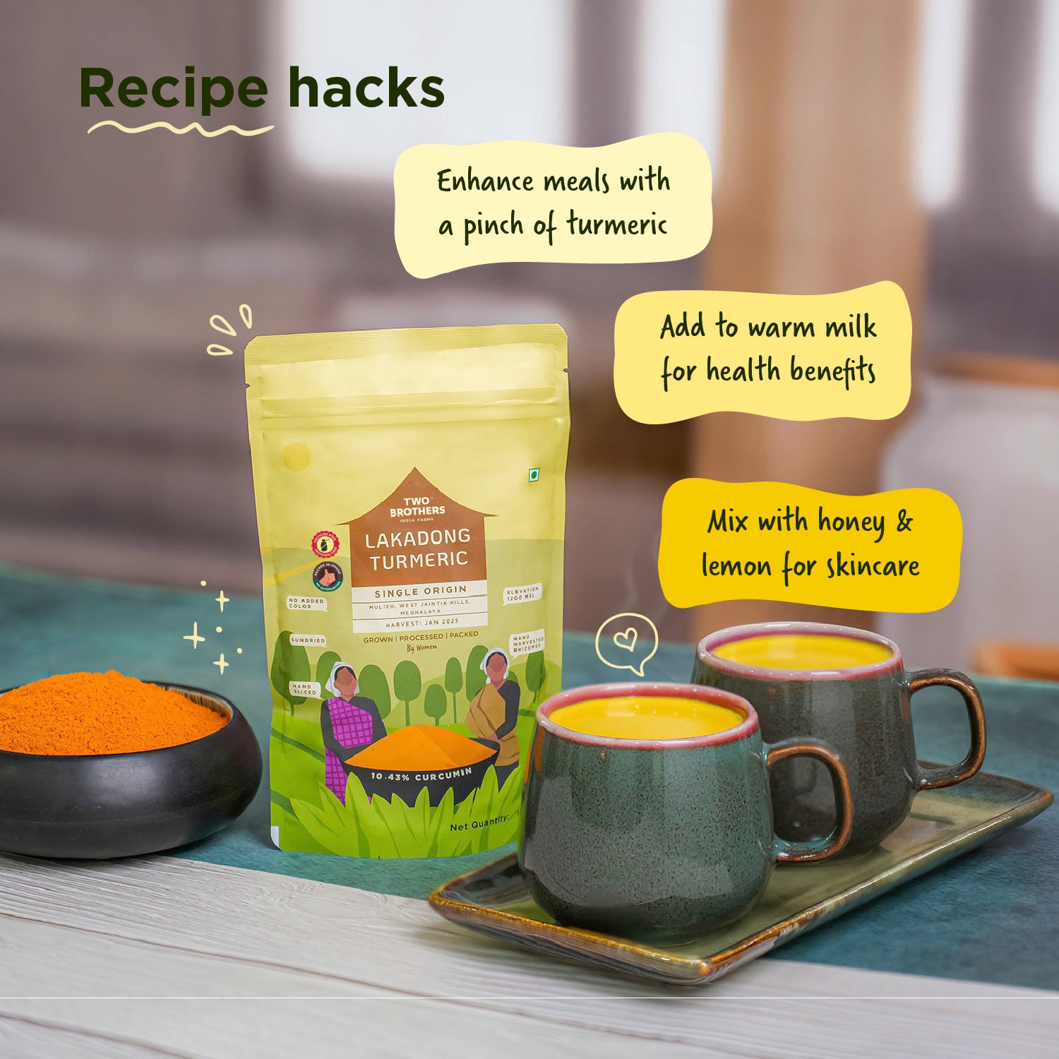 Curcumin Turmeric Powder (Haldi Powder) | Superfood