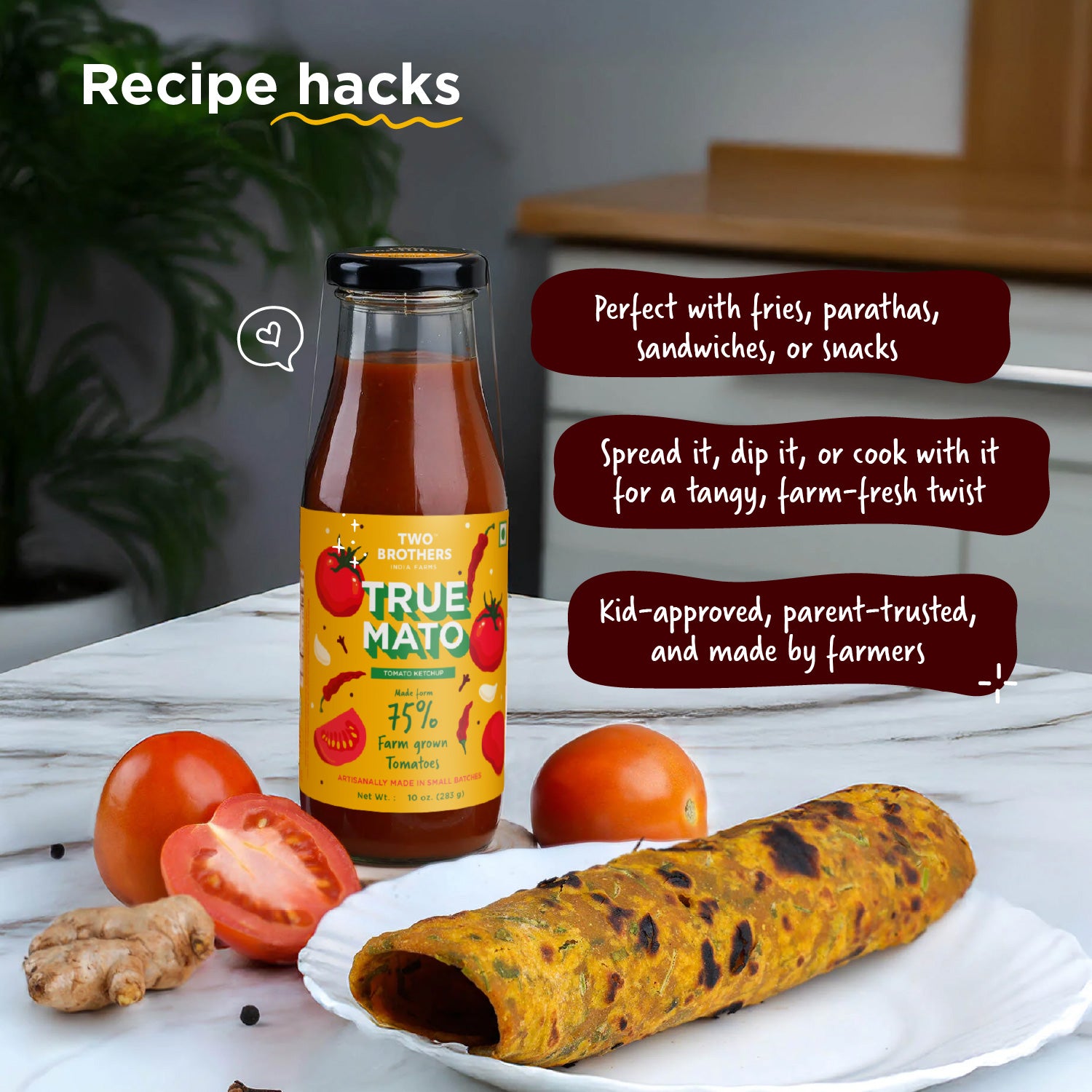 Spicy Tomato Ketchup - 10 oz (283 g)