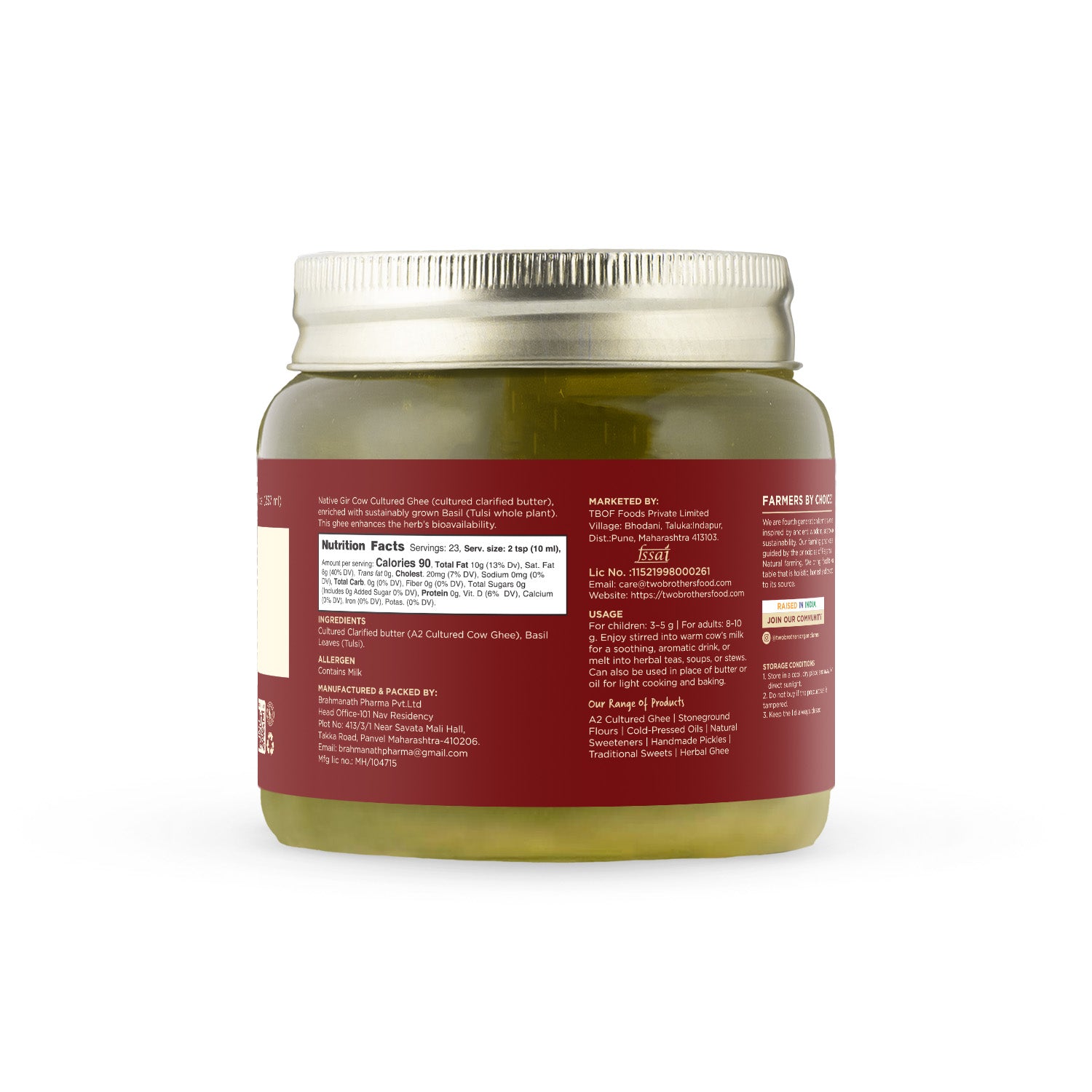 Tulsi Ghee | Herbal Ghee | Superfood | Daily Care Wellness