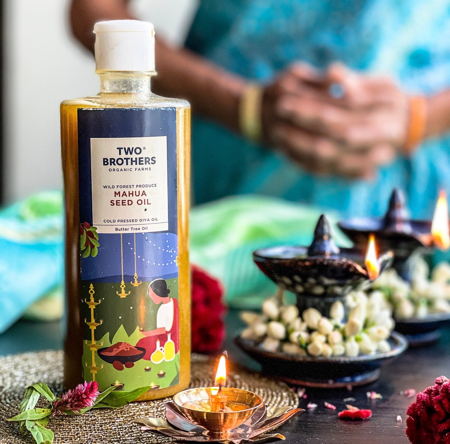 Cold pressed Mahua Seed Oil, Illuppai Ennai from the Forests of Gadchiroli, Maharashtra