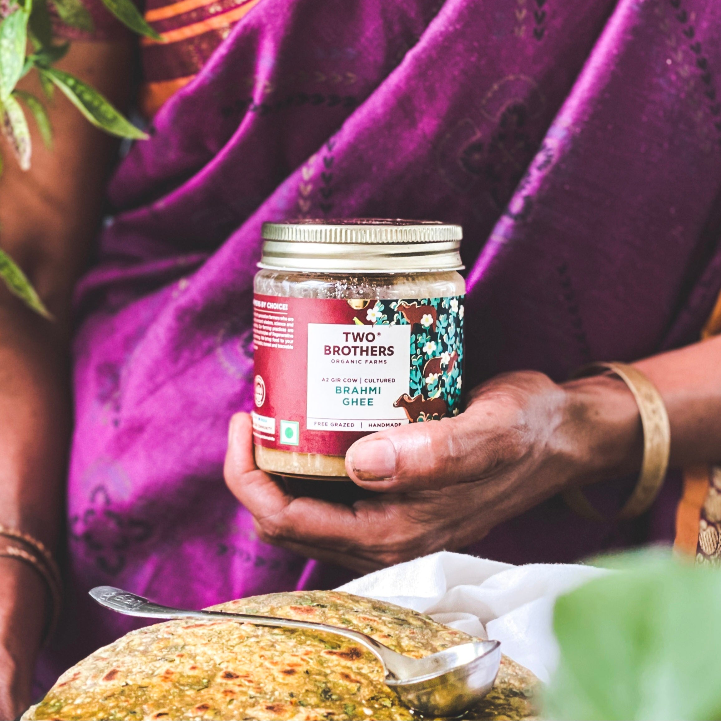 Recipe - Green Leafy Khapli Roti with Brahmi Ghee – USA Two Brothers Farms