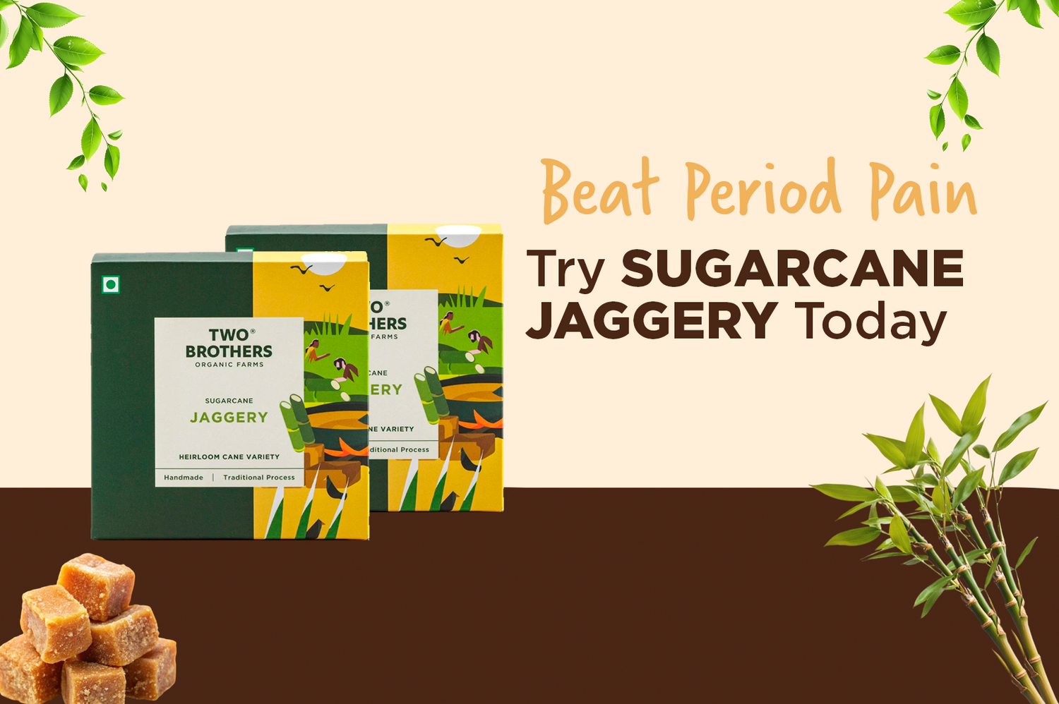 Sugarcane Jaggery for PMS and Cramp Relief