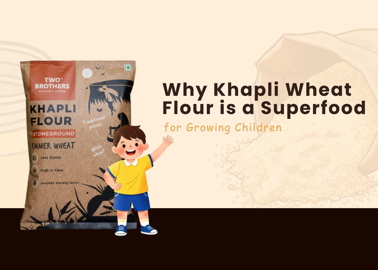 Khapli Wheat Flour for Kids