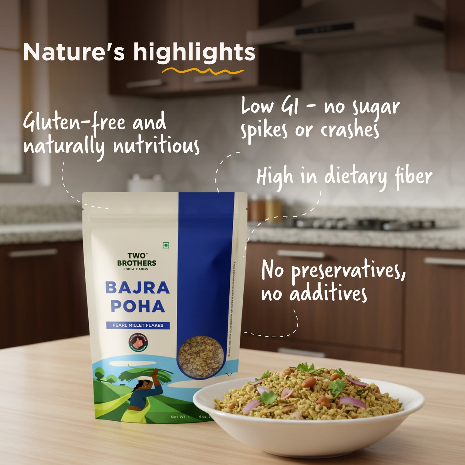 Little Millets Breakfast Flakes (Bajra Poha)