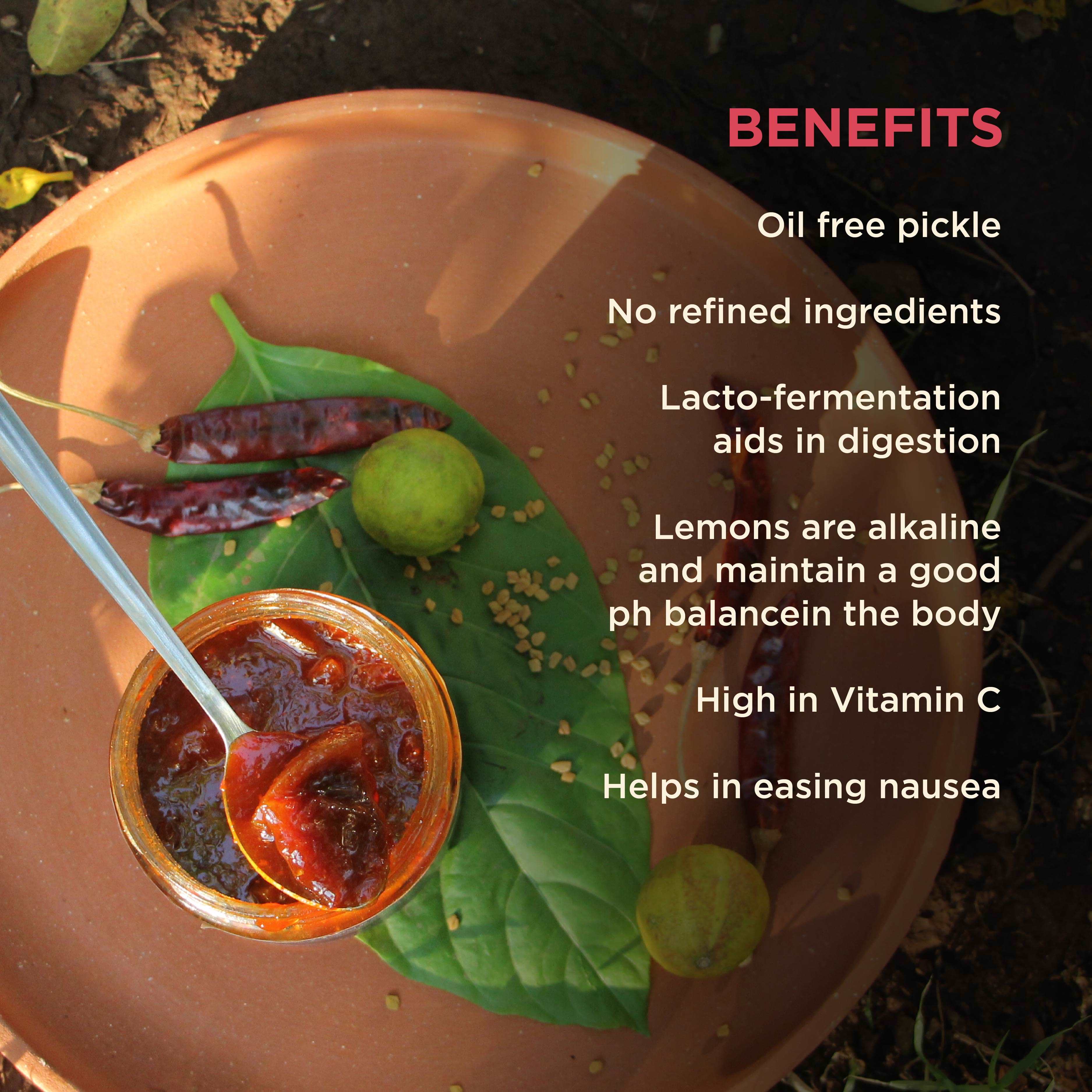 Benifits Spiced Lemon Concentrate Pickle (Nimbu Achaar) from US Store
