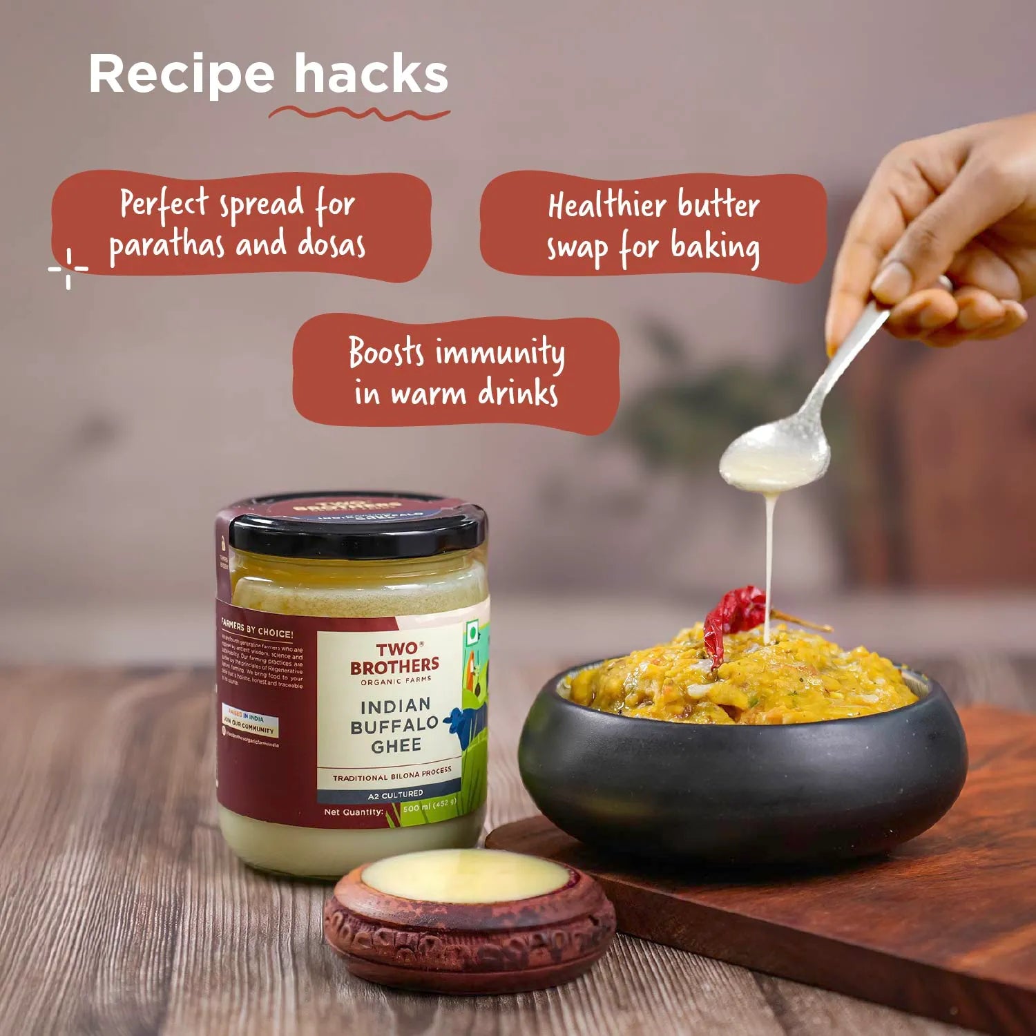 Buy Organic A2 Buffalo Ghee