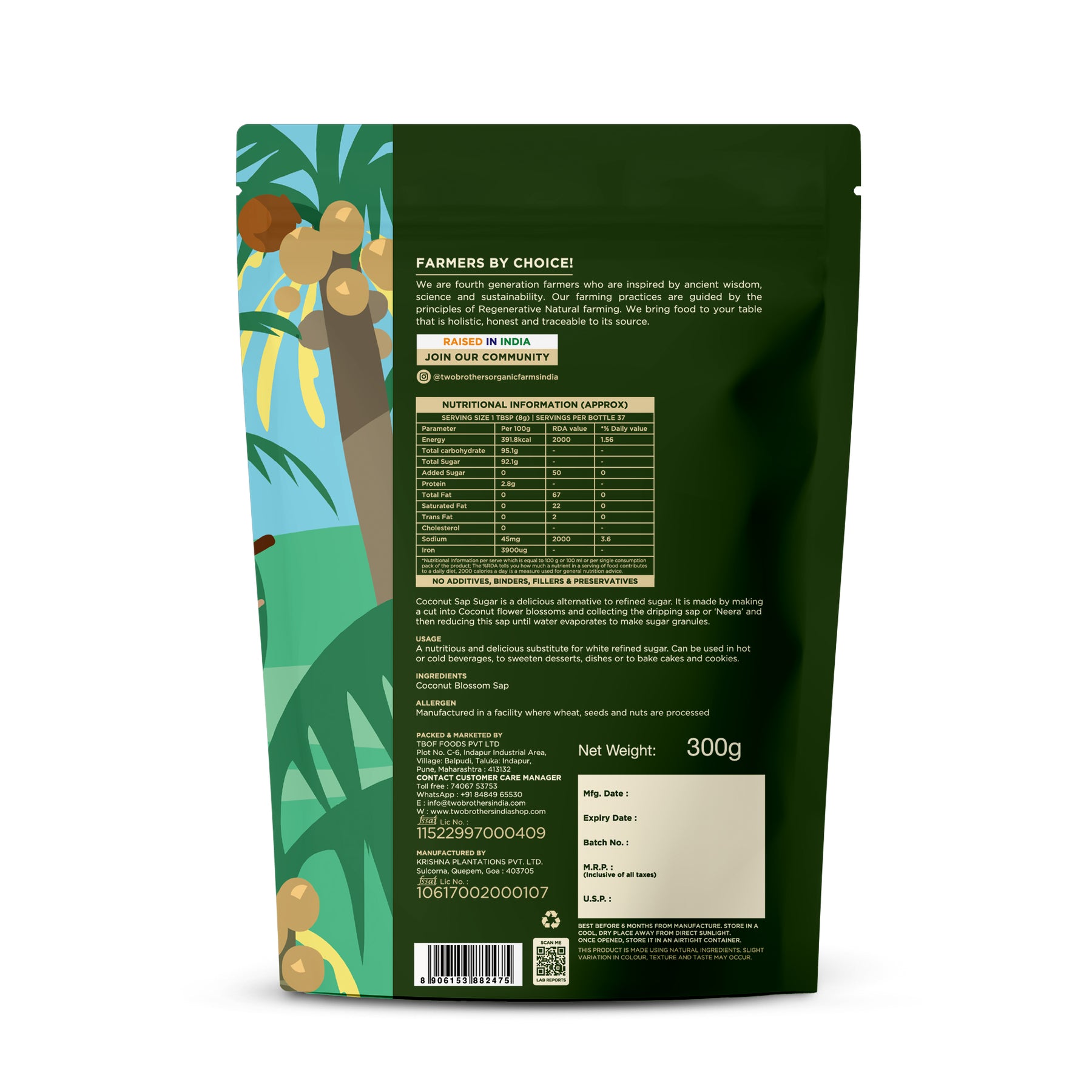 Buy Organic Coconut Sap Sugar Online In US