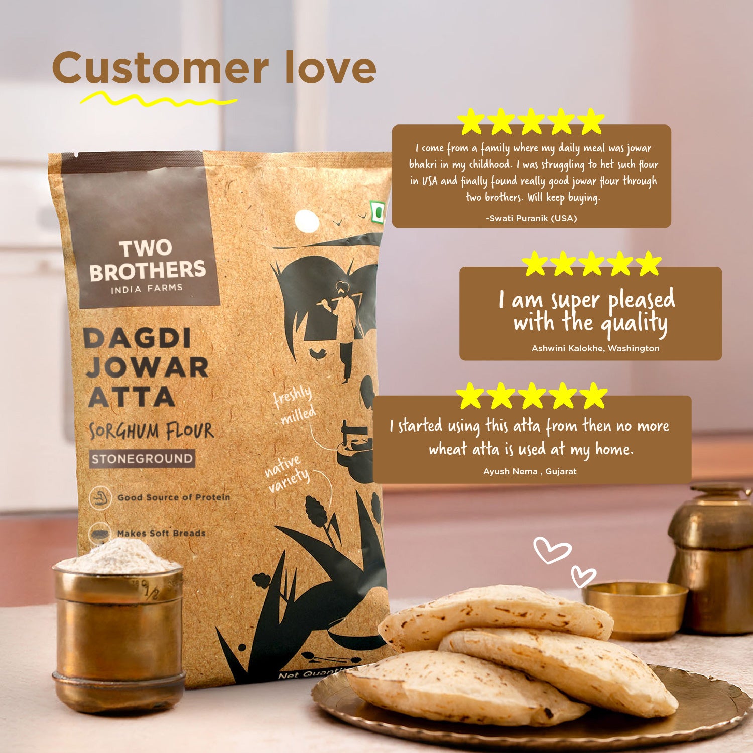 Weight loss Sorghum Flour - Jowar Atta