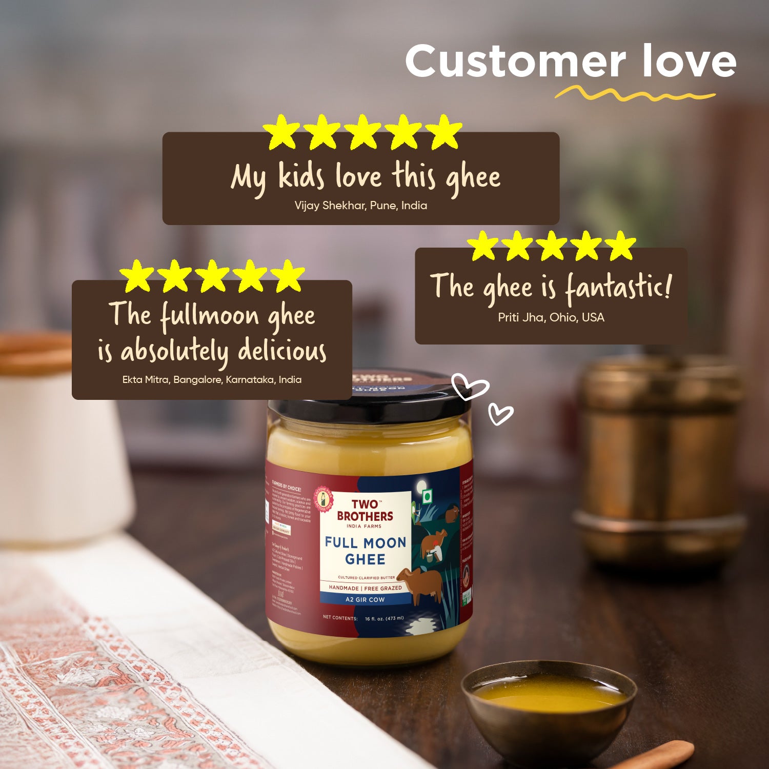 Full Moon Cultured Ghee (Full Moon Ghee)
