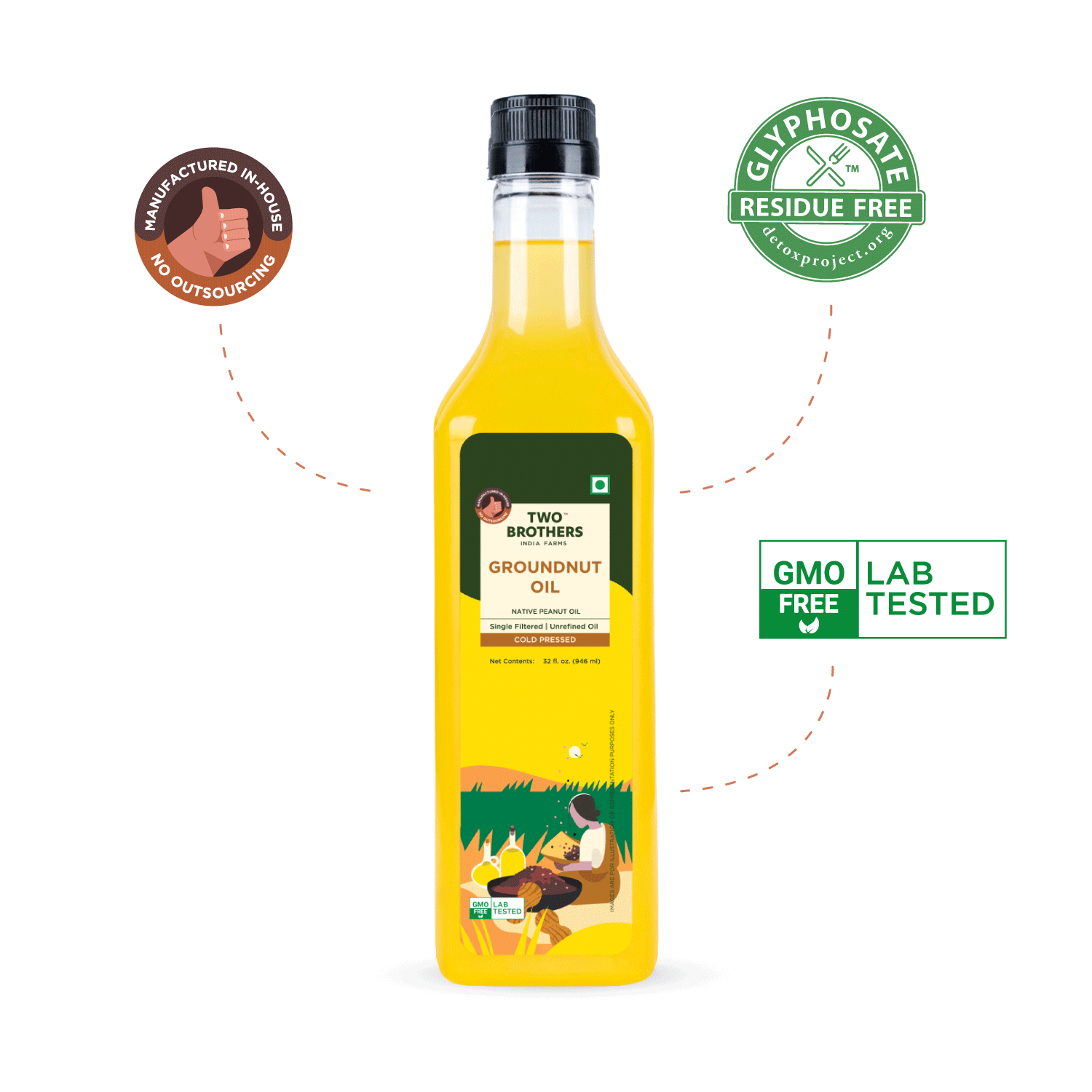 Cold-pressed Peanut Oil