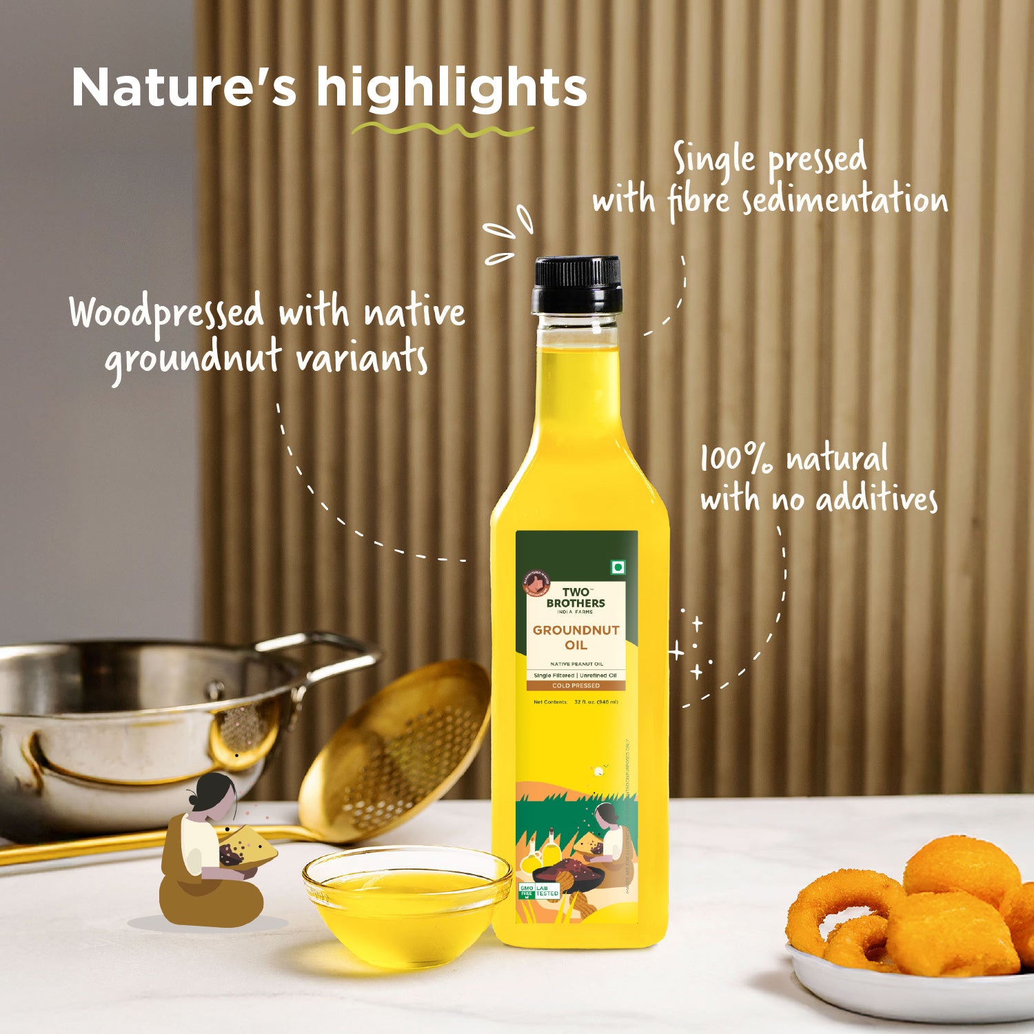 Cold-pressed Peanut Oil