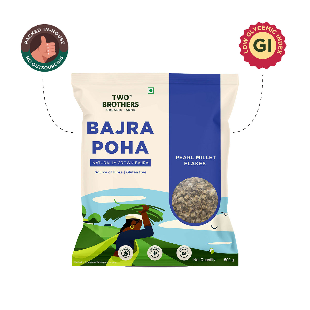 Little Millets Breakfast Flakes (Bajra Poha)