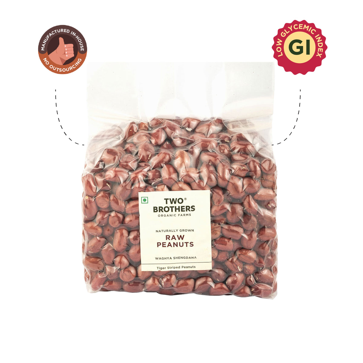 Raw Peanuts Waghya Variety 1.10 lb
