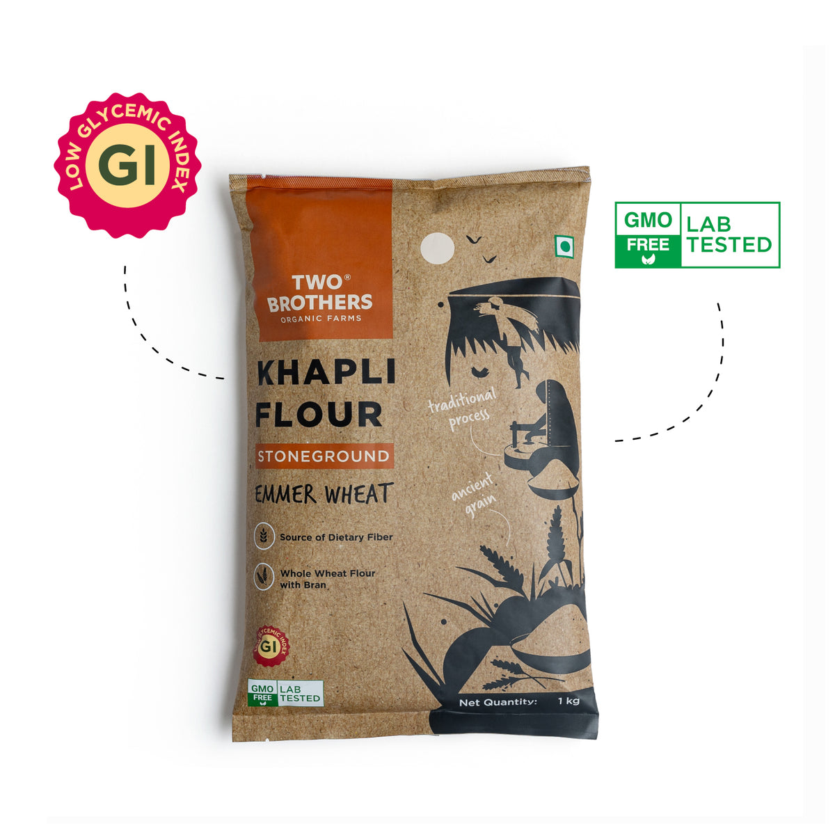 Khapli Wheat Flour (Khapli Atta)