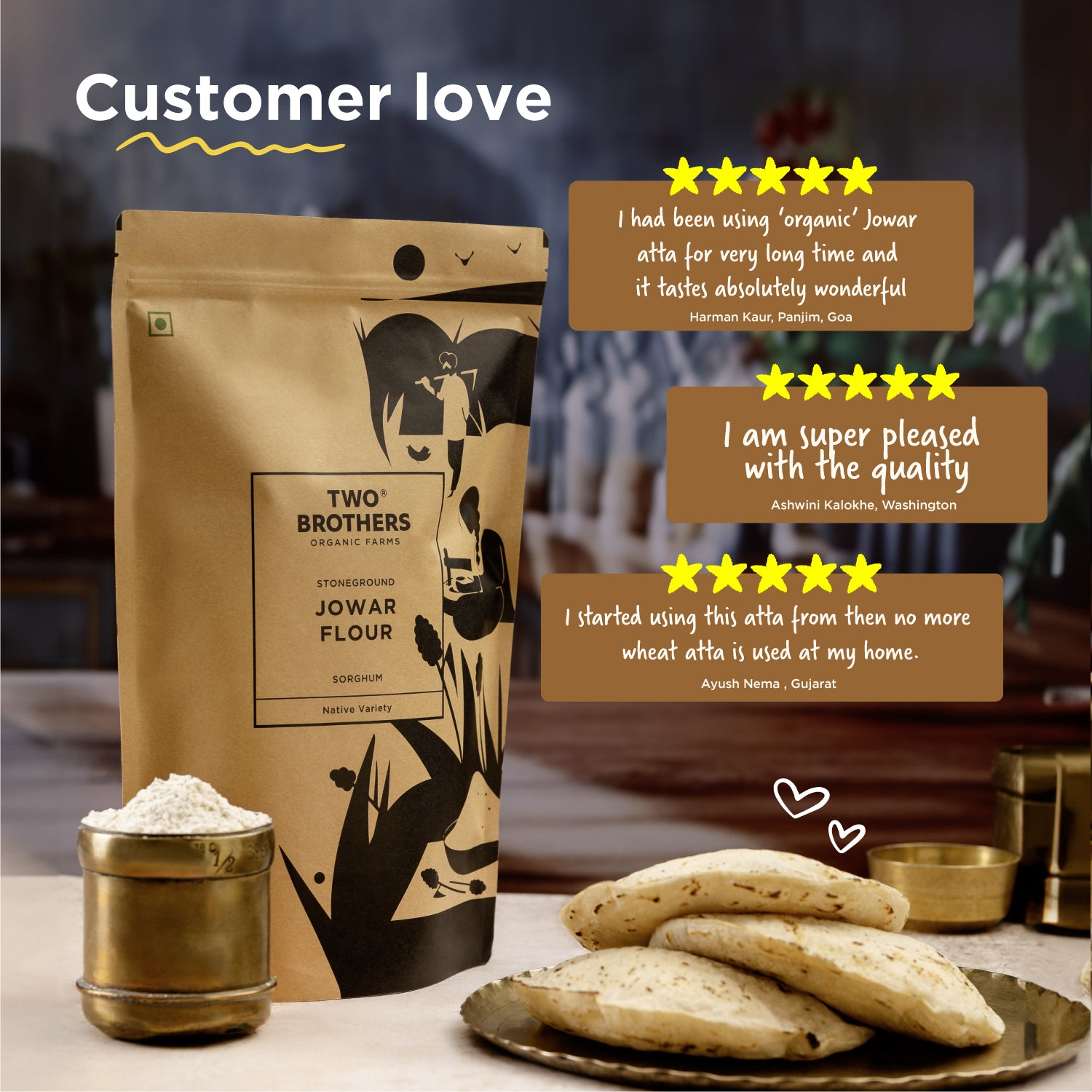 Weight loss Sorghum Flour - Jowar Atta -BYOB