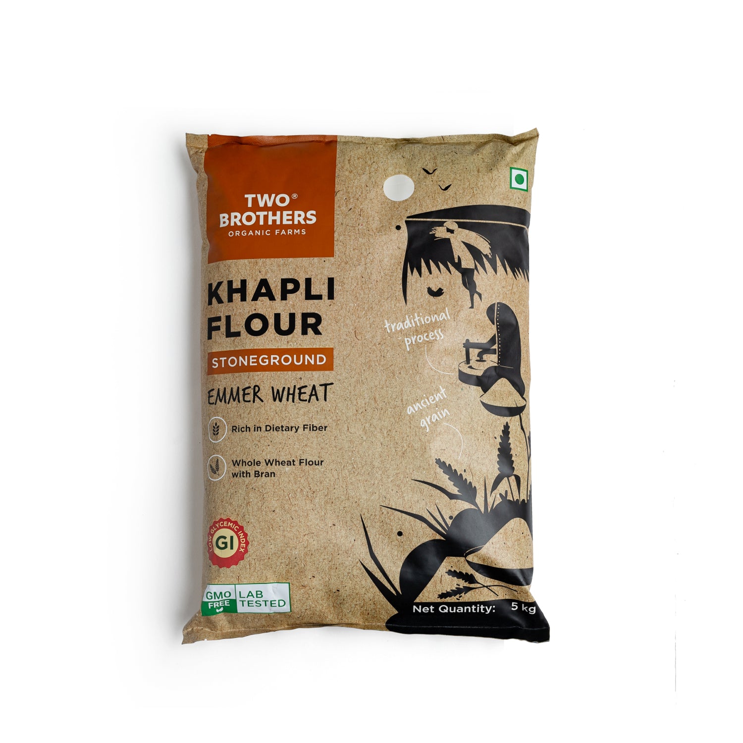 Khapli Wheat Flour (Khapli Atta)