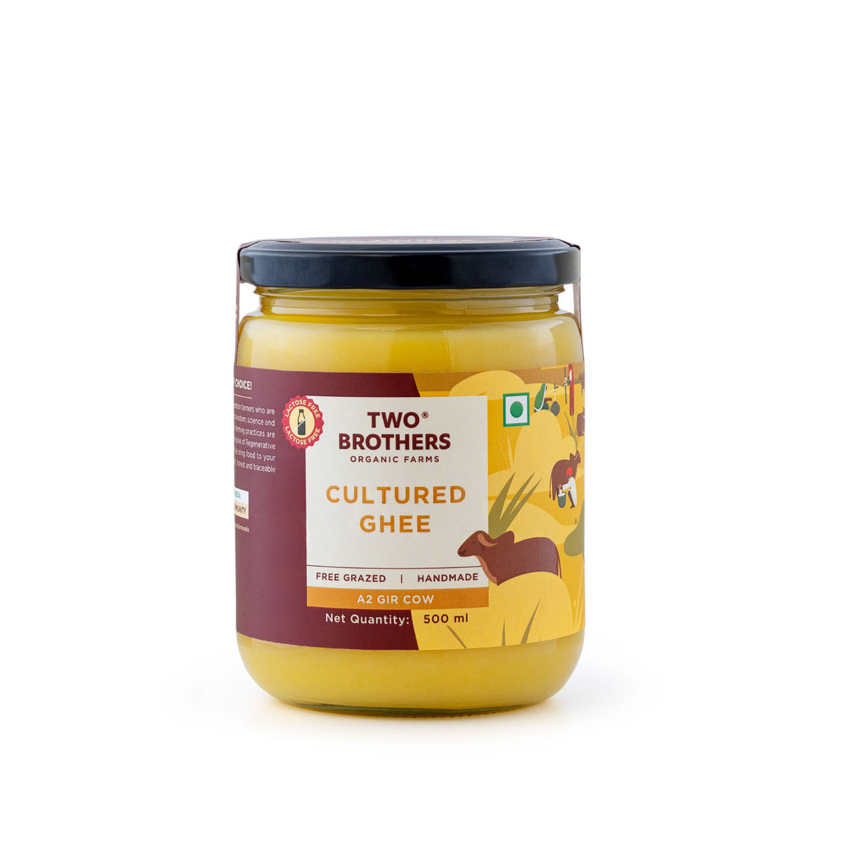 A2 Cow Cultured Ghee, Desi Gir Cow