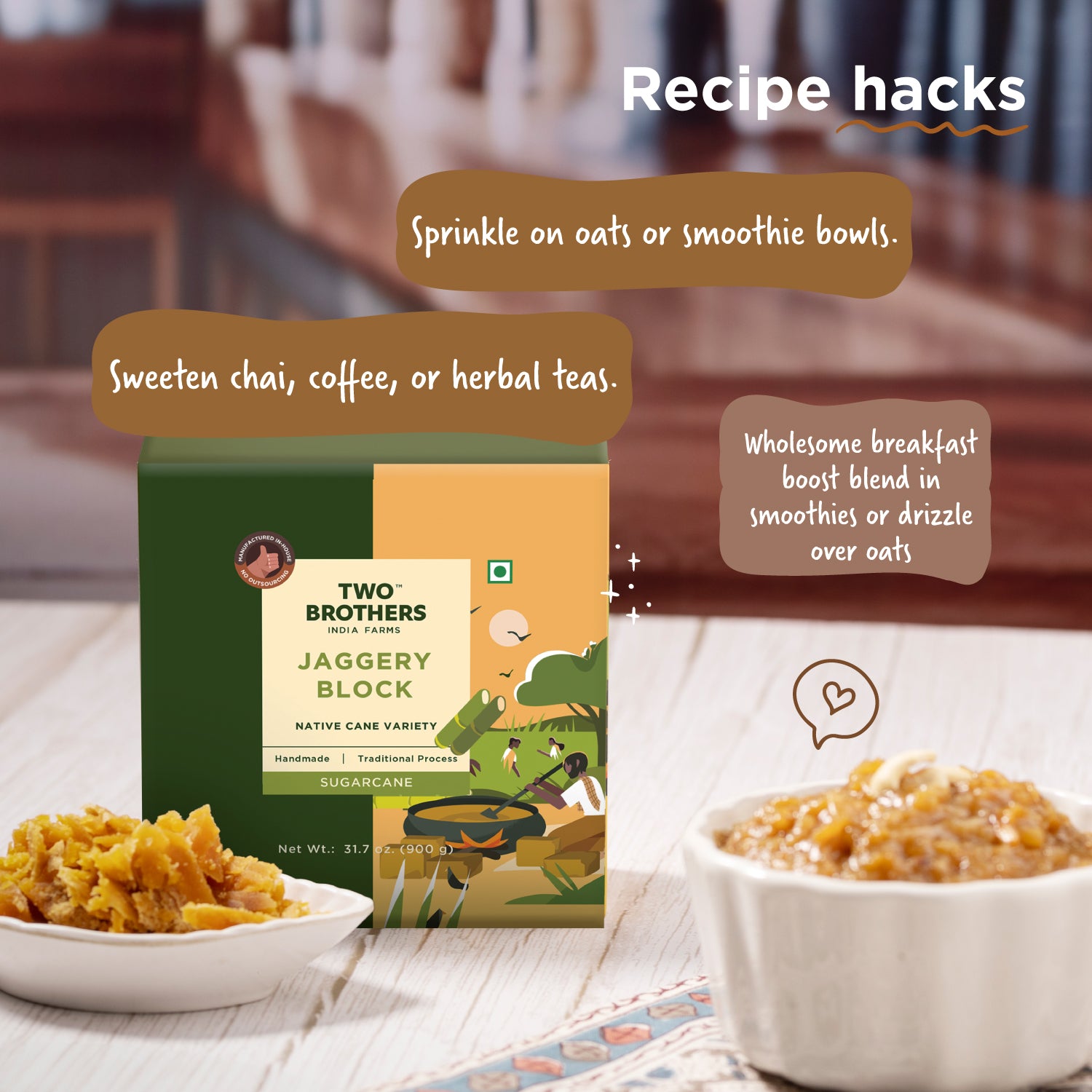 Sugarcane Jaggery Block
